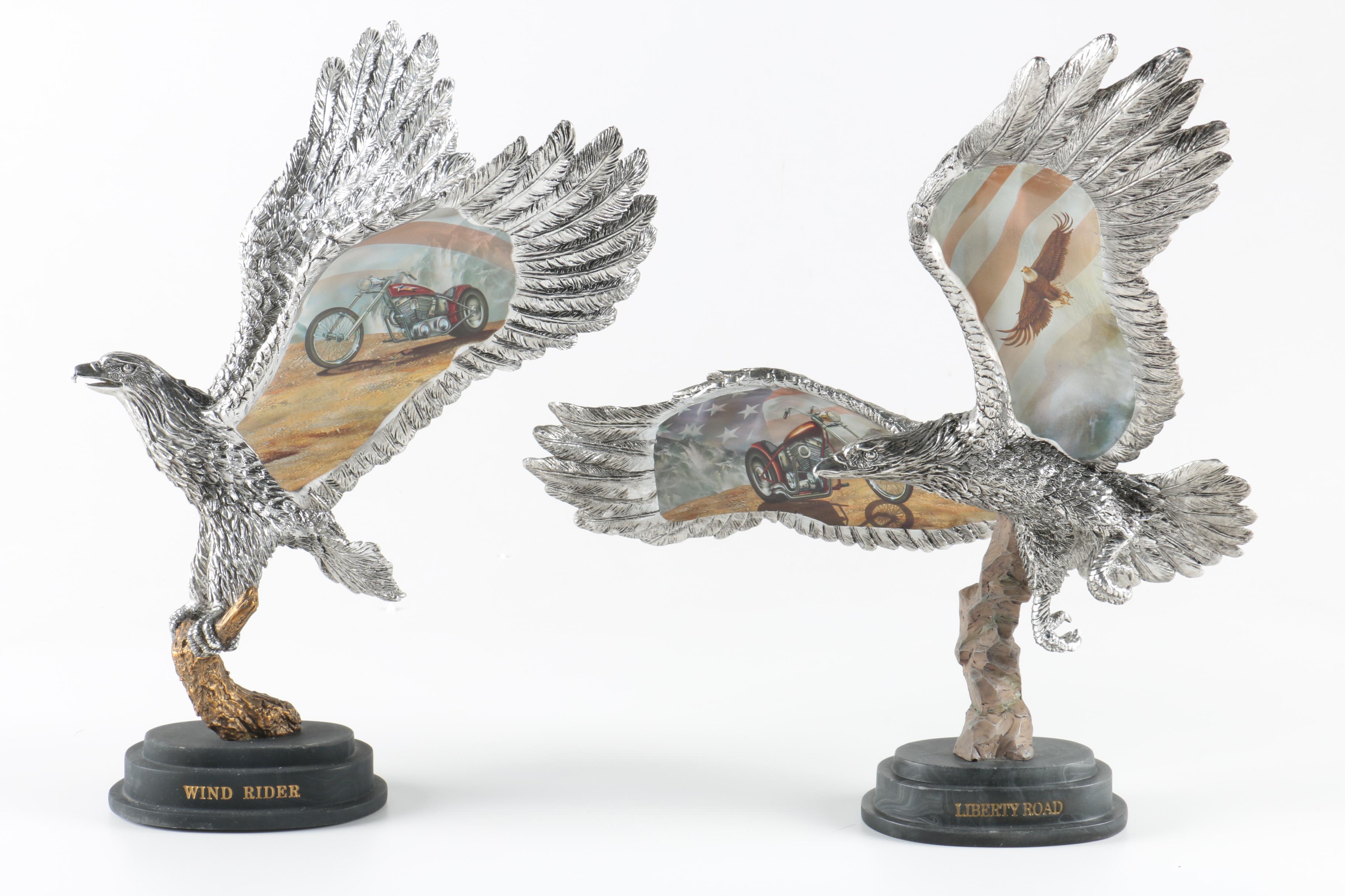 Bradford Exchange "Live to Ride, Ride to Live" Eagle Collection