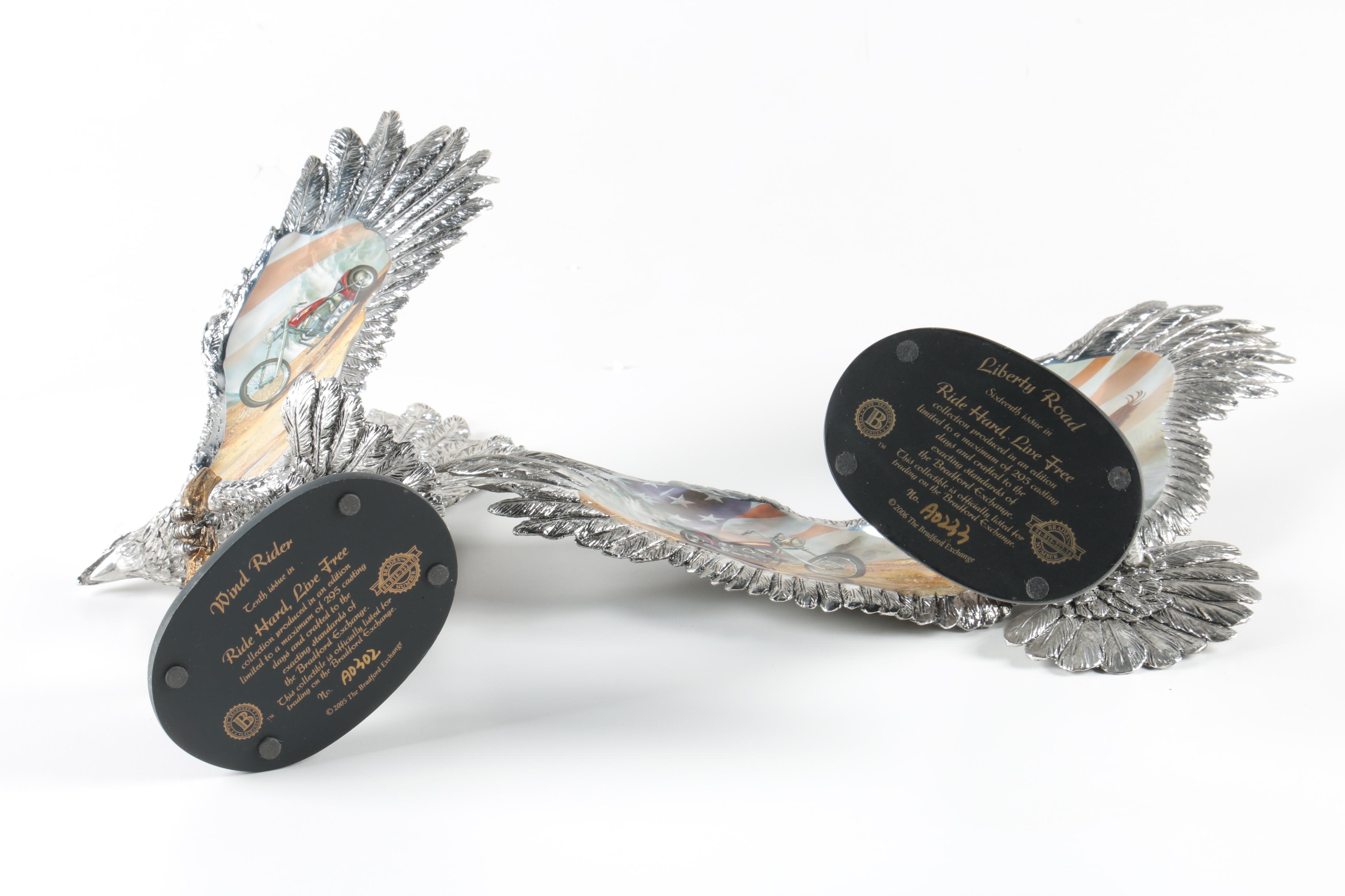 Bradford Exchange "Live to Ride, Ride to Live" Eagle Collection