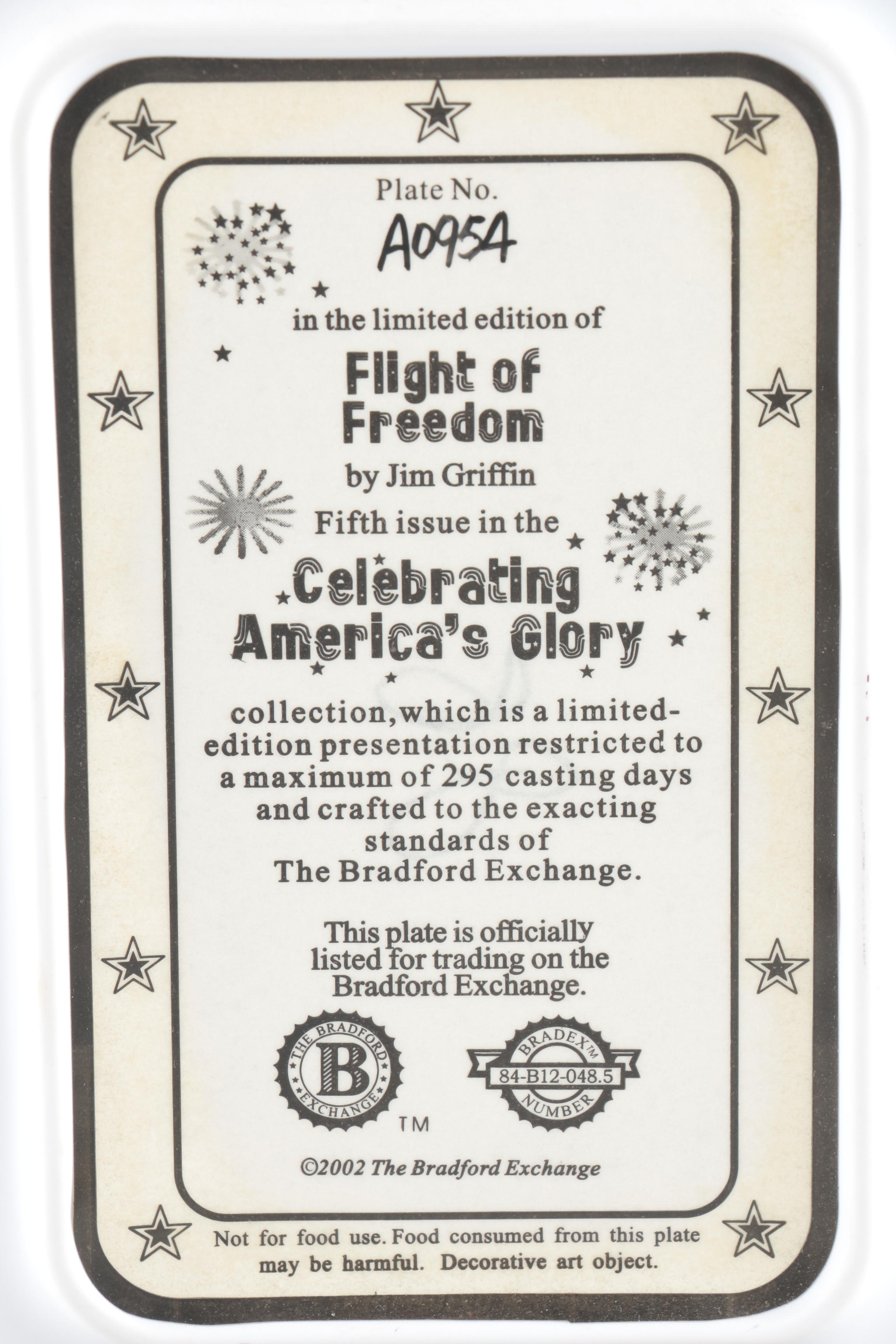 Bradford Exchange "Celebrating America's Glory" Plate and Figurine Sets