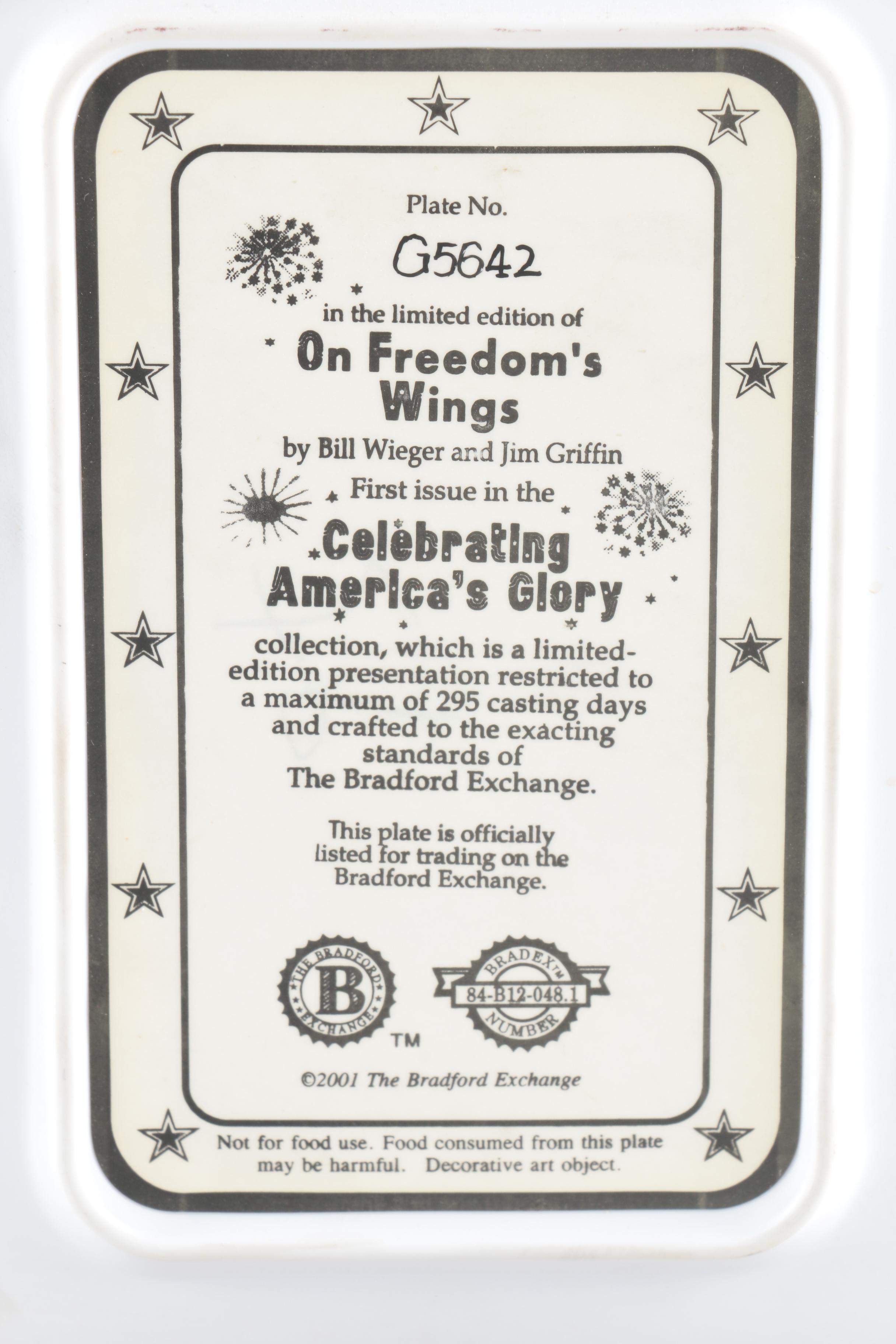 Bradford Exchange "Celebrating America's Glory" Plate and Figurine Sets