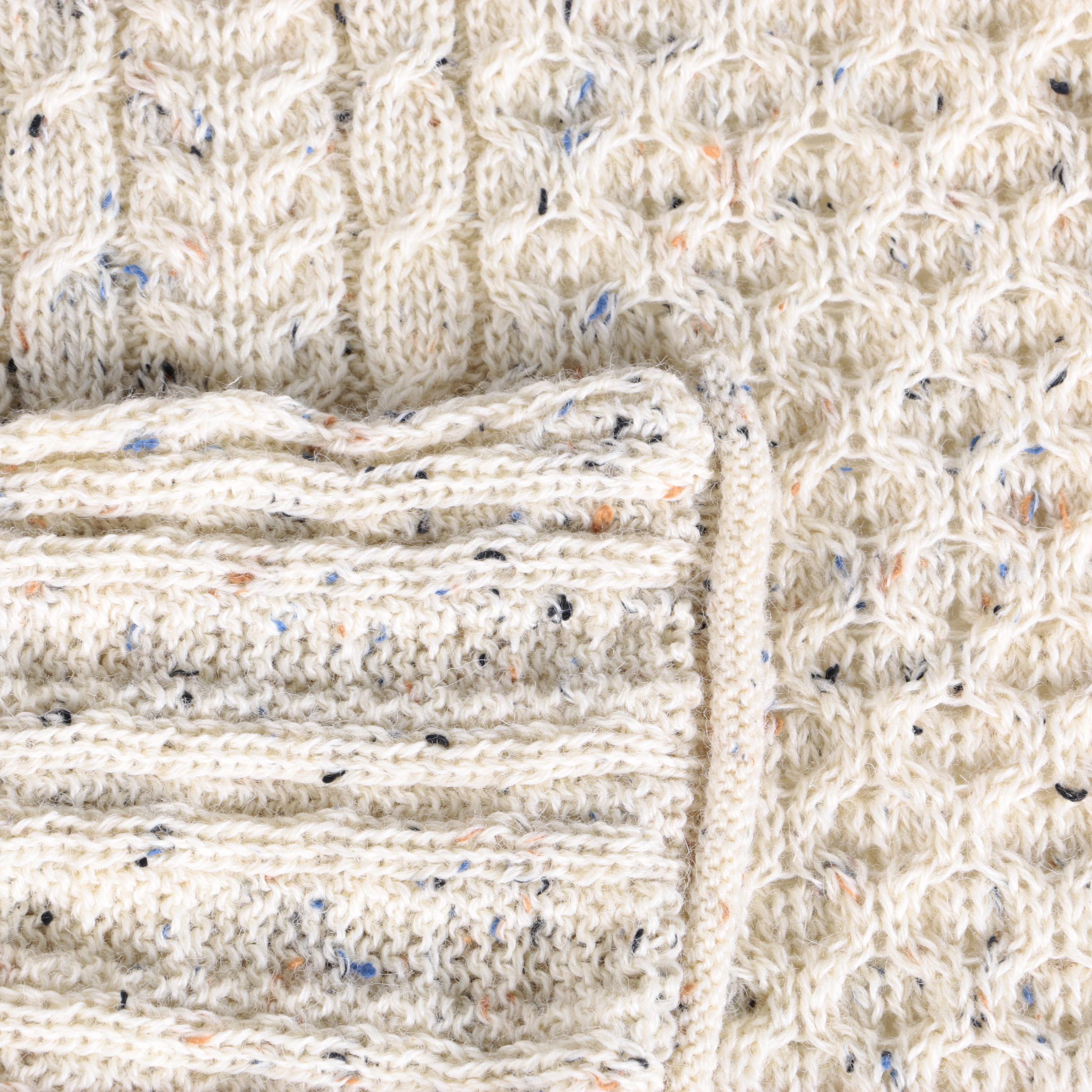 Aran Crafts Vintage Irish Knit Throw