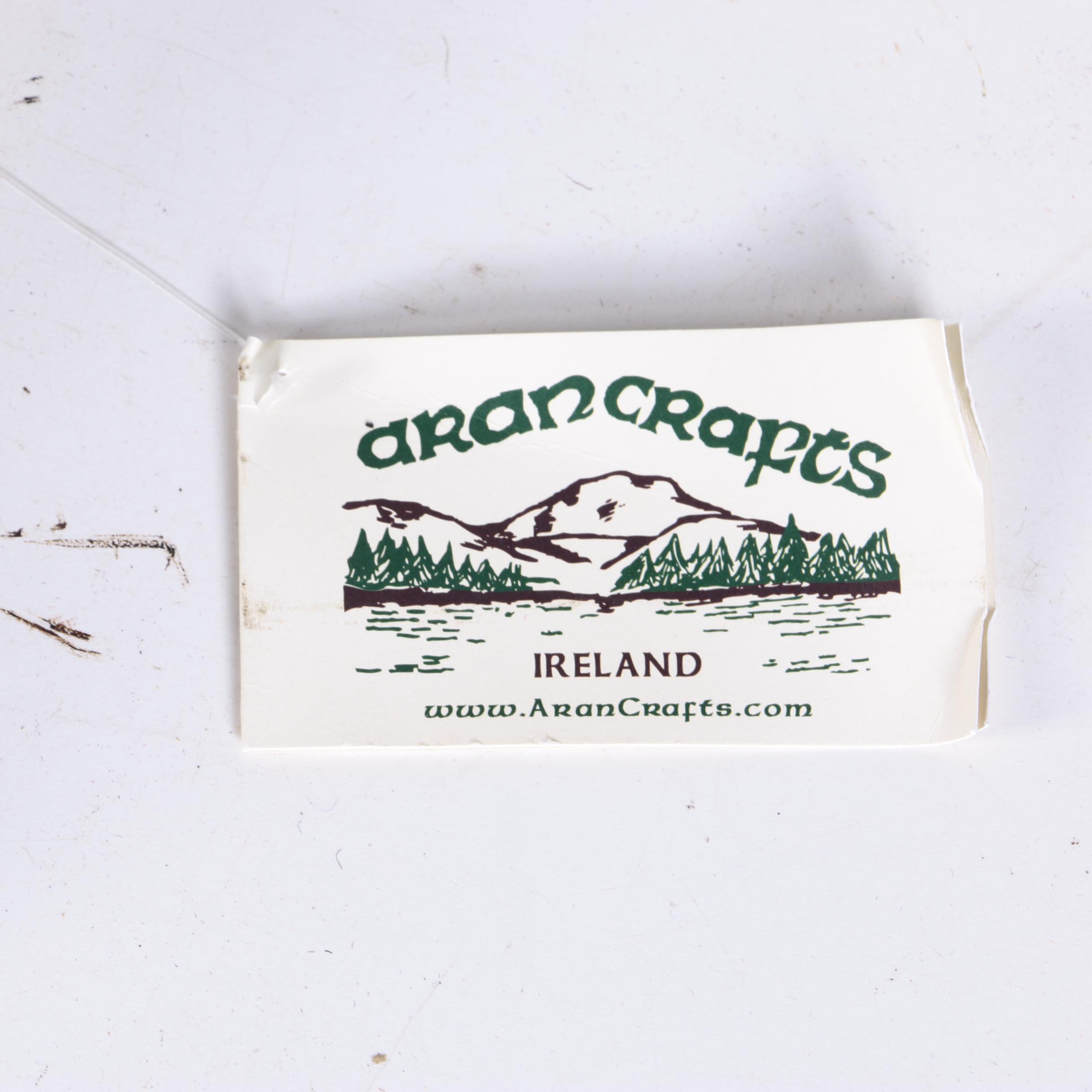 Aran Crafts Vintage Irish Knit Throw