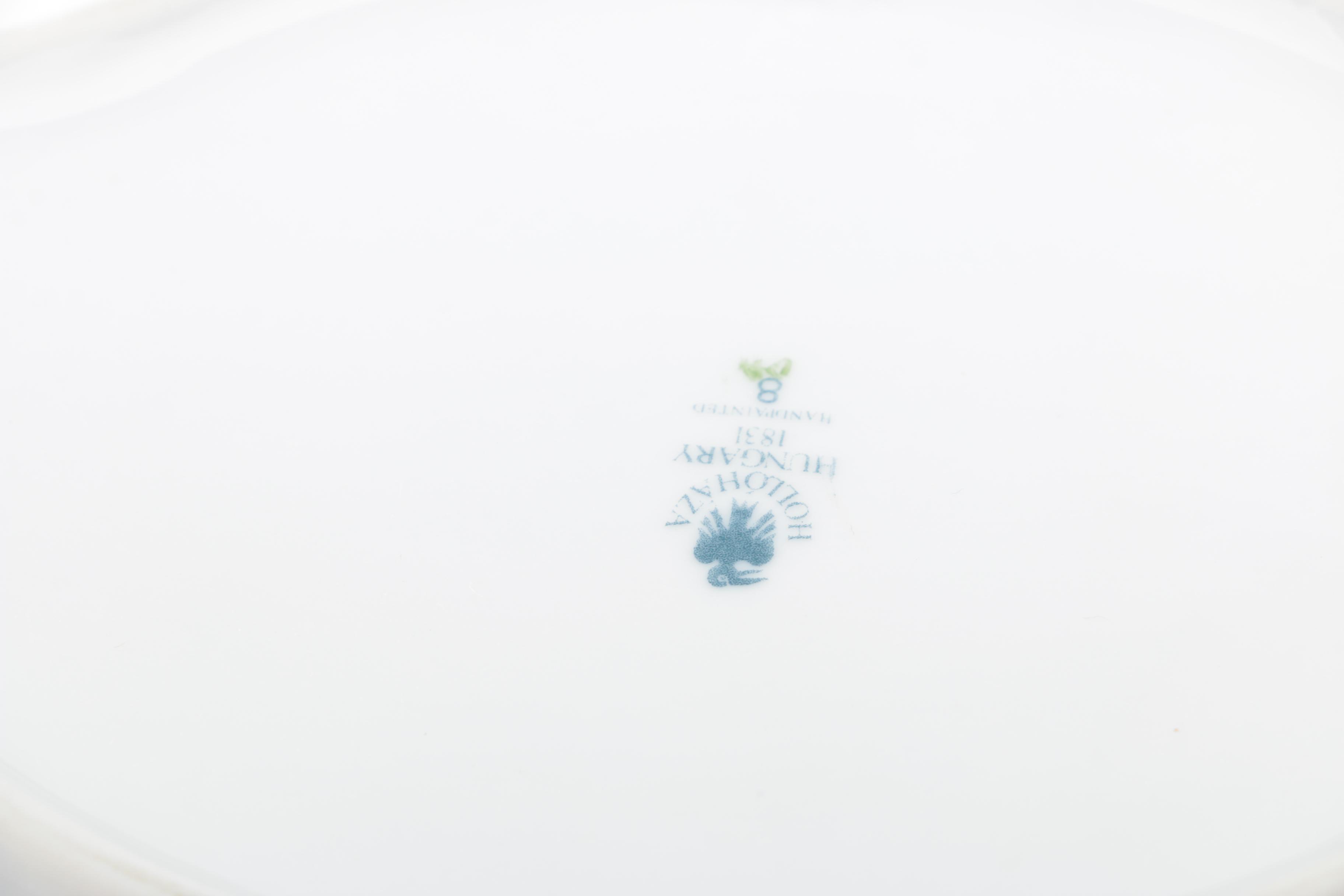 Belleek "Shamrock" and Hollóháza Clover Decorated Tableware with Aynsley