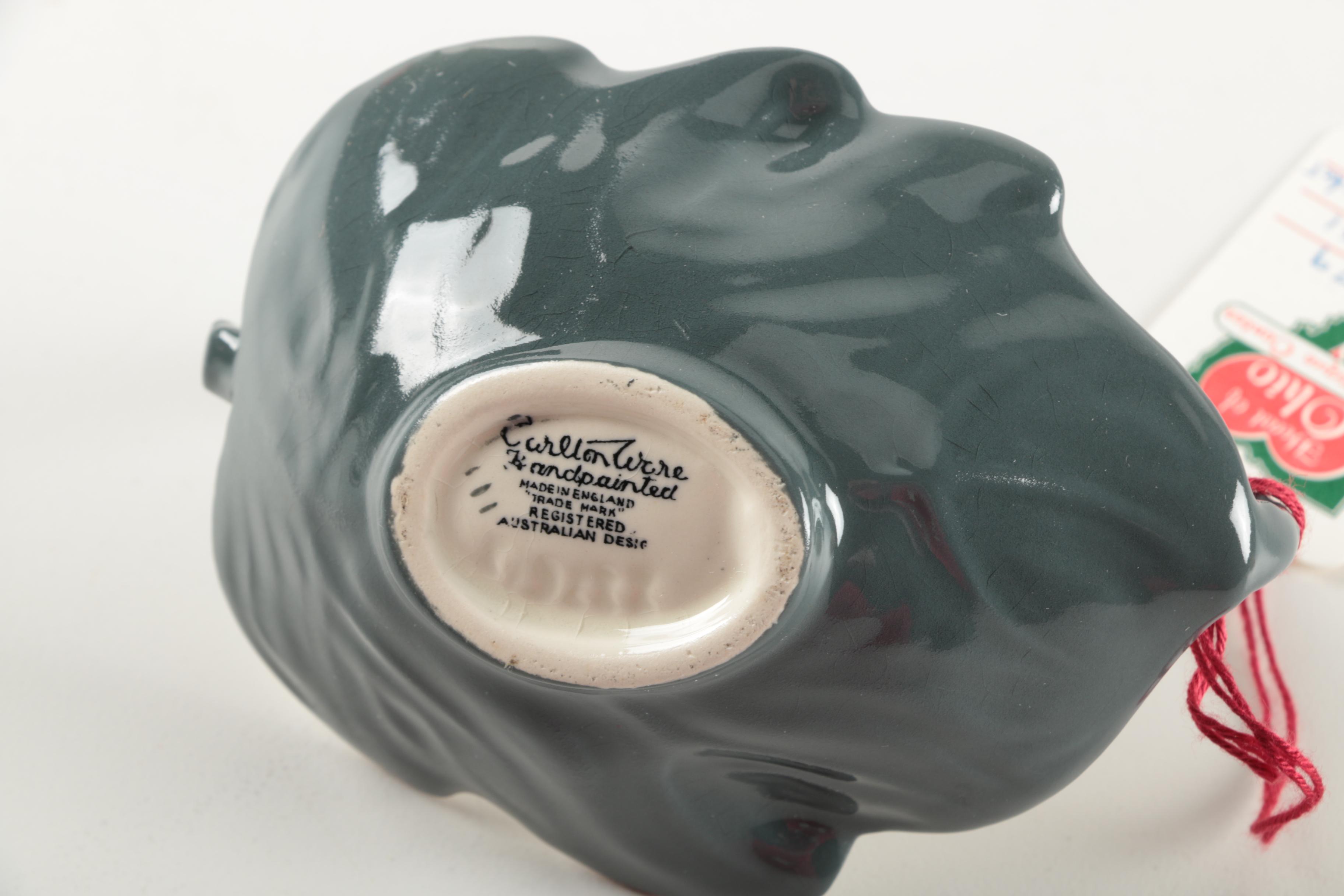 Three Vintage Handpainted Porcelain Vessels