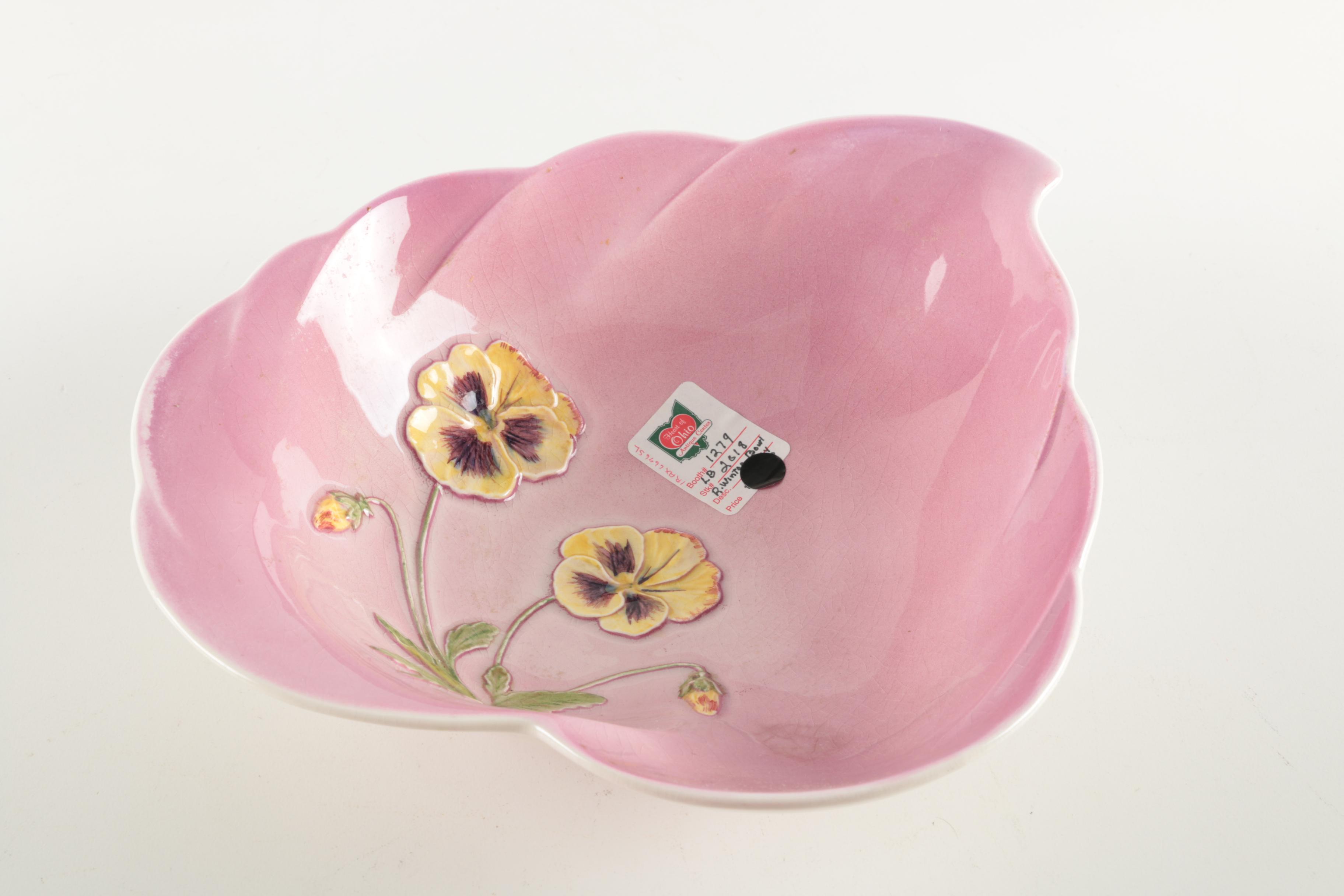 Three Vintage Handpainted Porcelain Vessels