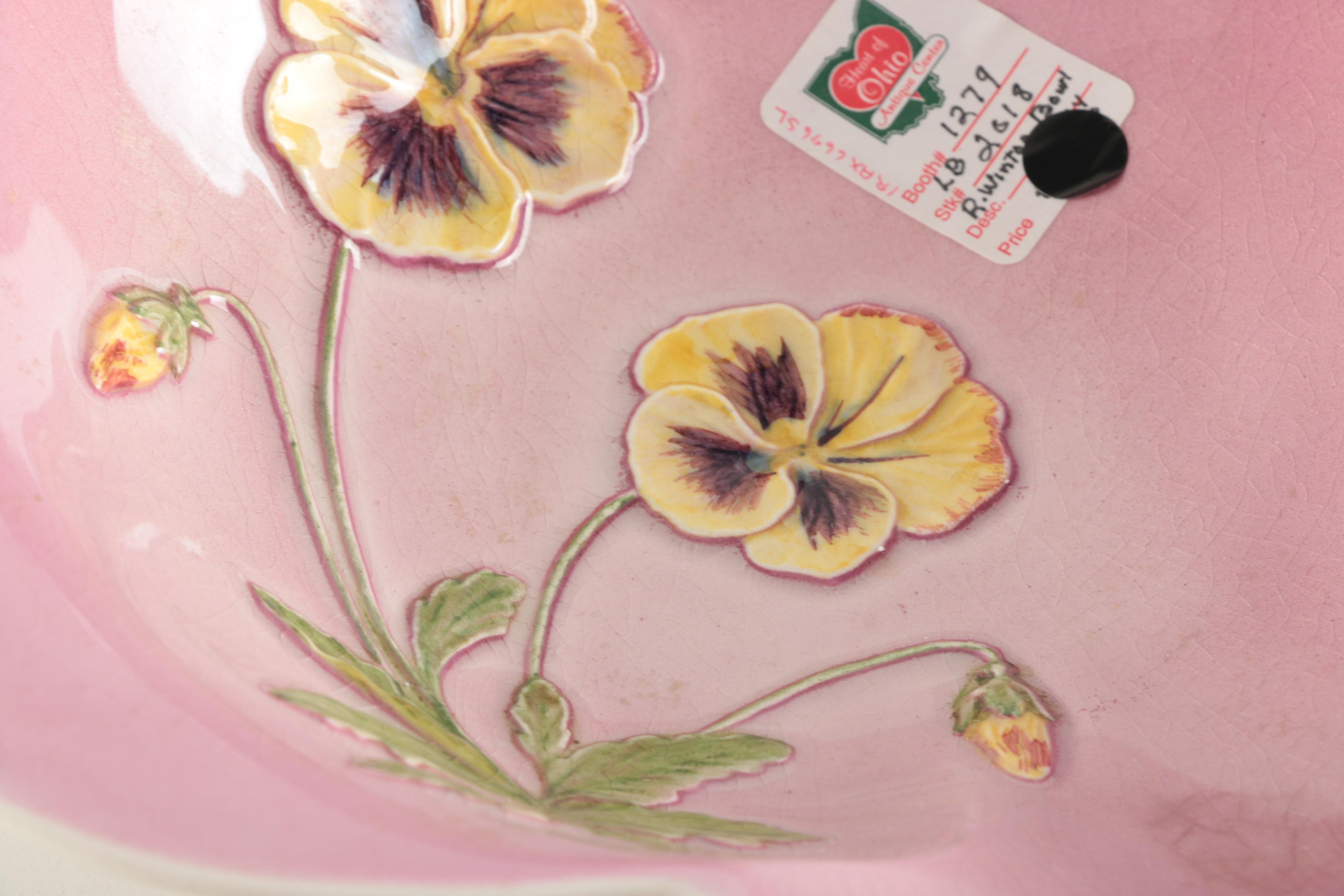 Three Vintage Handpainted Porcelain Vessels