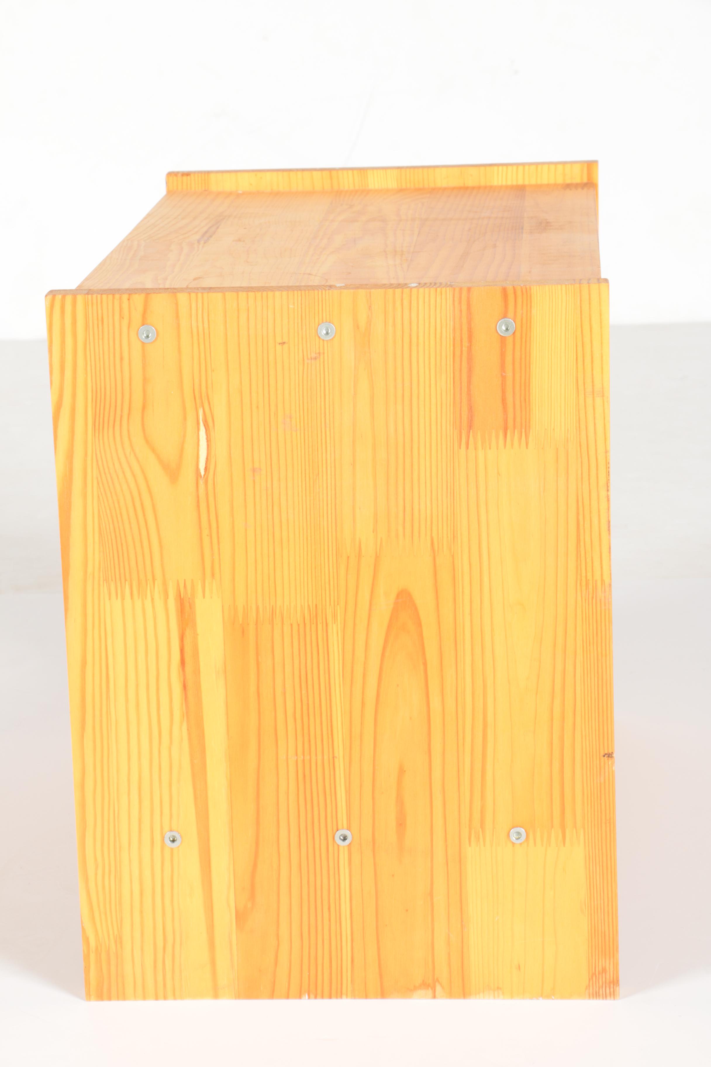 Two-Tier Wooden Shelves