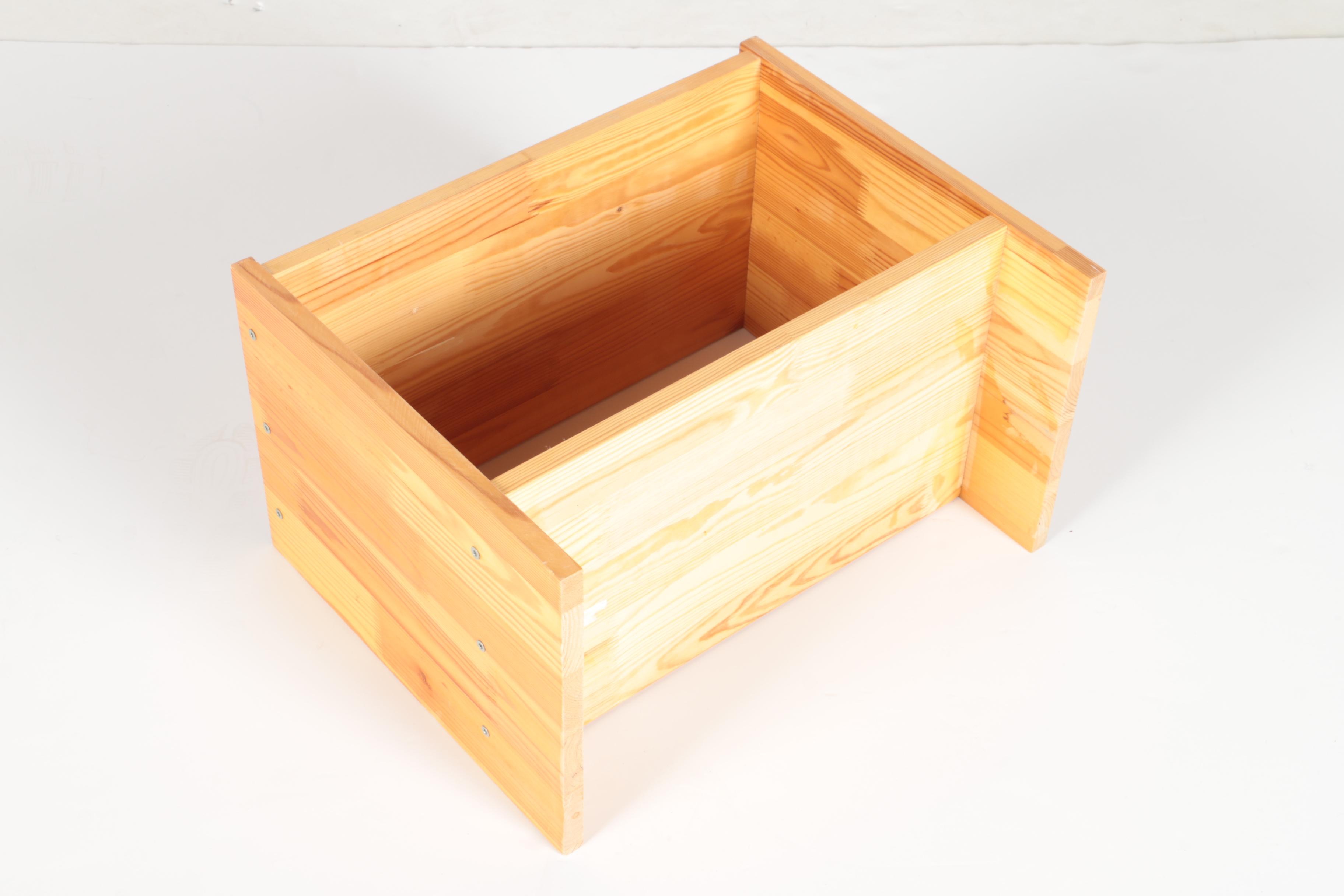 Two-Tier Wooden Shelves