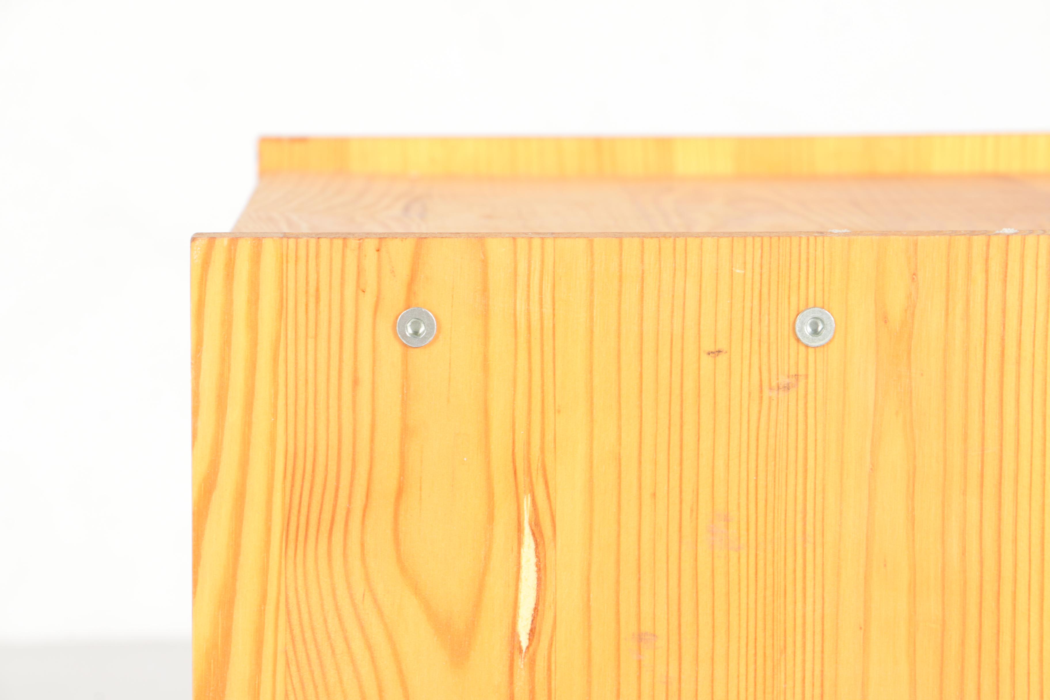 Two-Tier Wooden Shelves