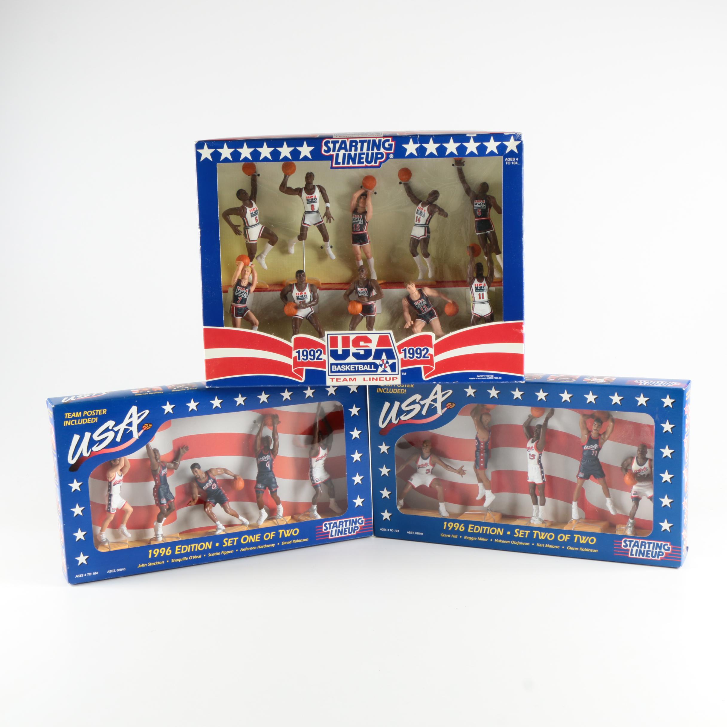 USA Basketball Starting Lineup Action Figures