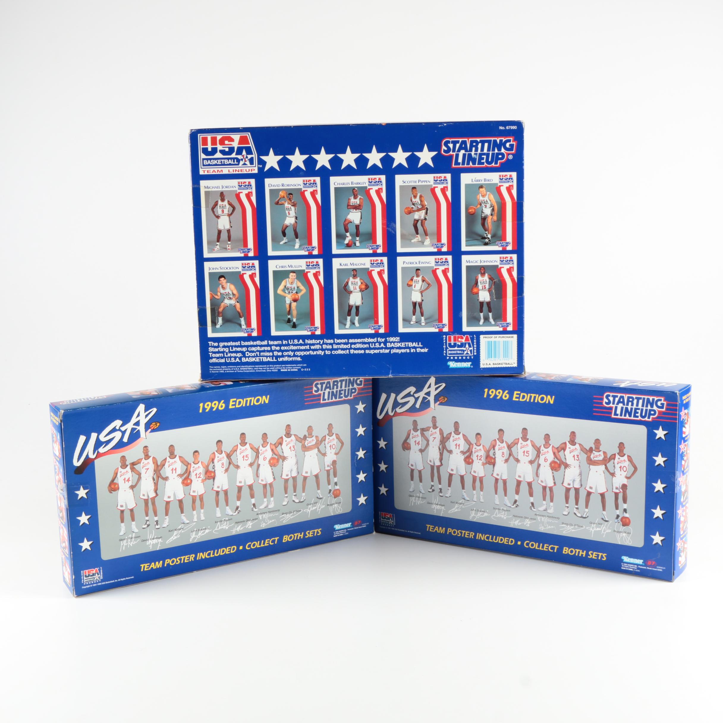 USA Basketball Starting Lineup Action Figures