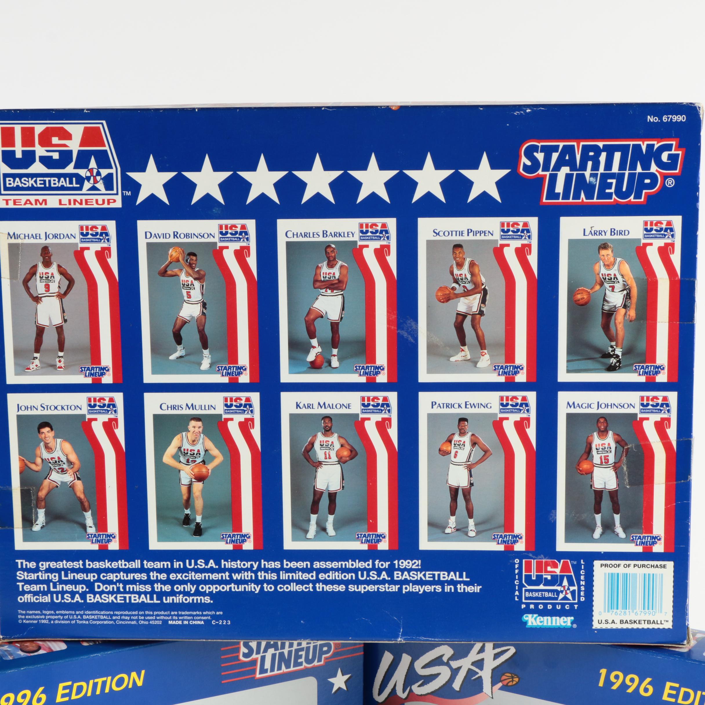 USA Basketball Starting Lineup Action Figures