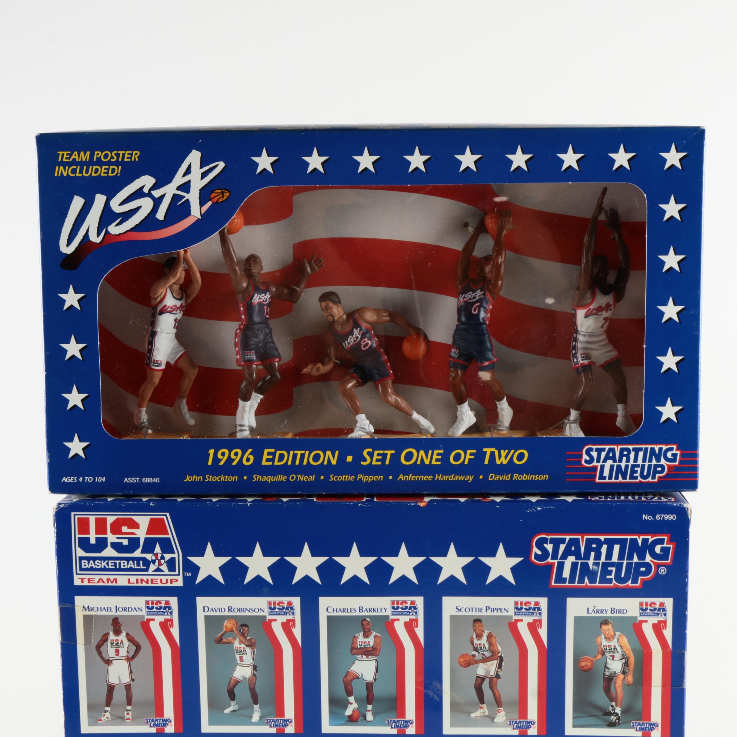 USA Basketball Starting Lineup Action Figures