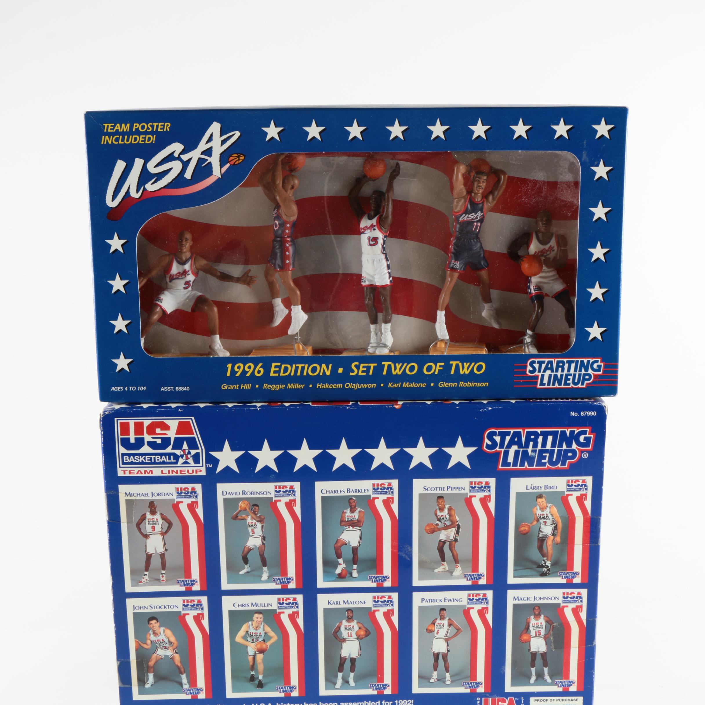 USA Basketball Starting Lineup Action Figures
