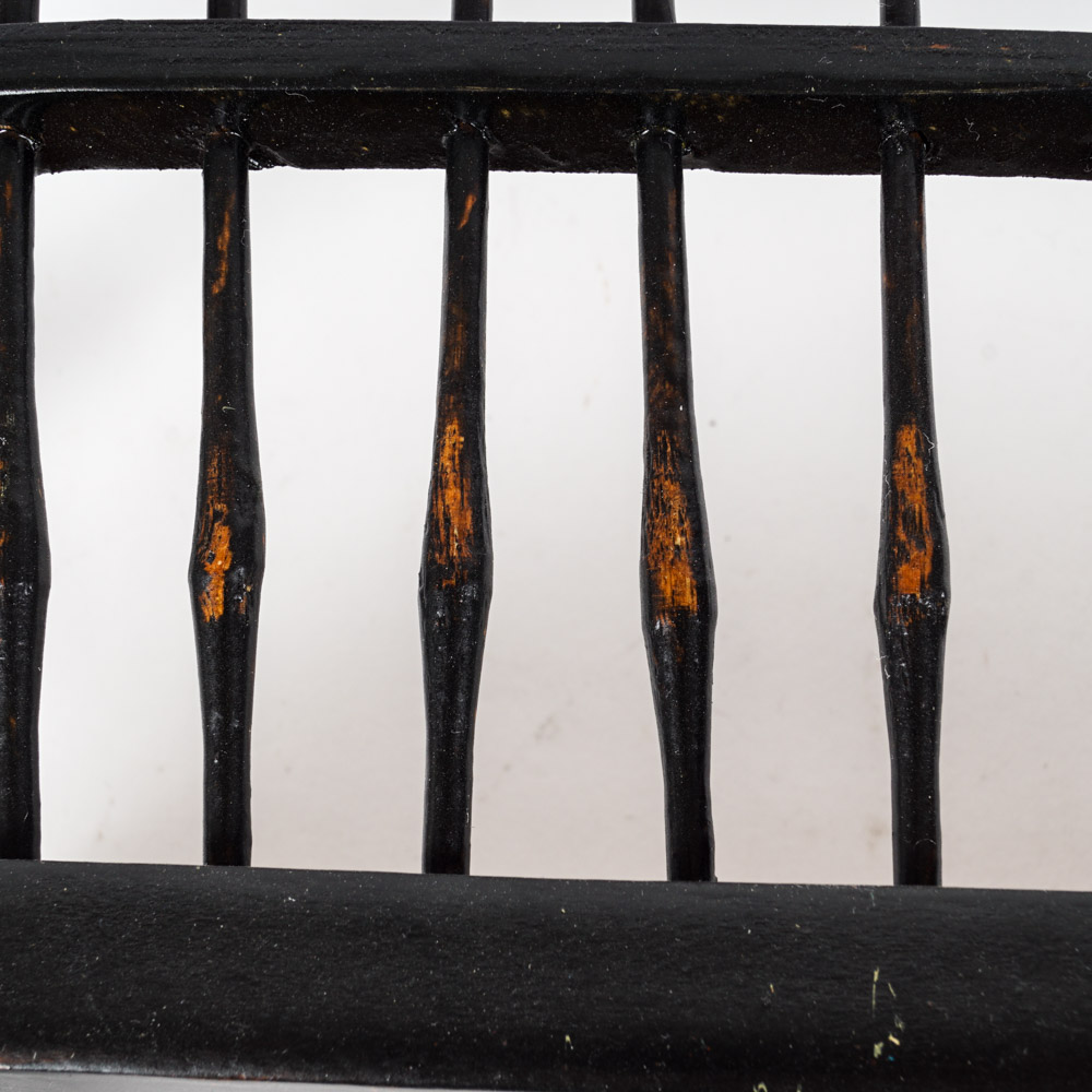 Miniature Windsor Style Settee with Spindle Back