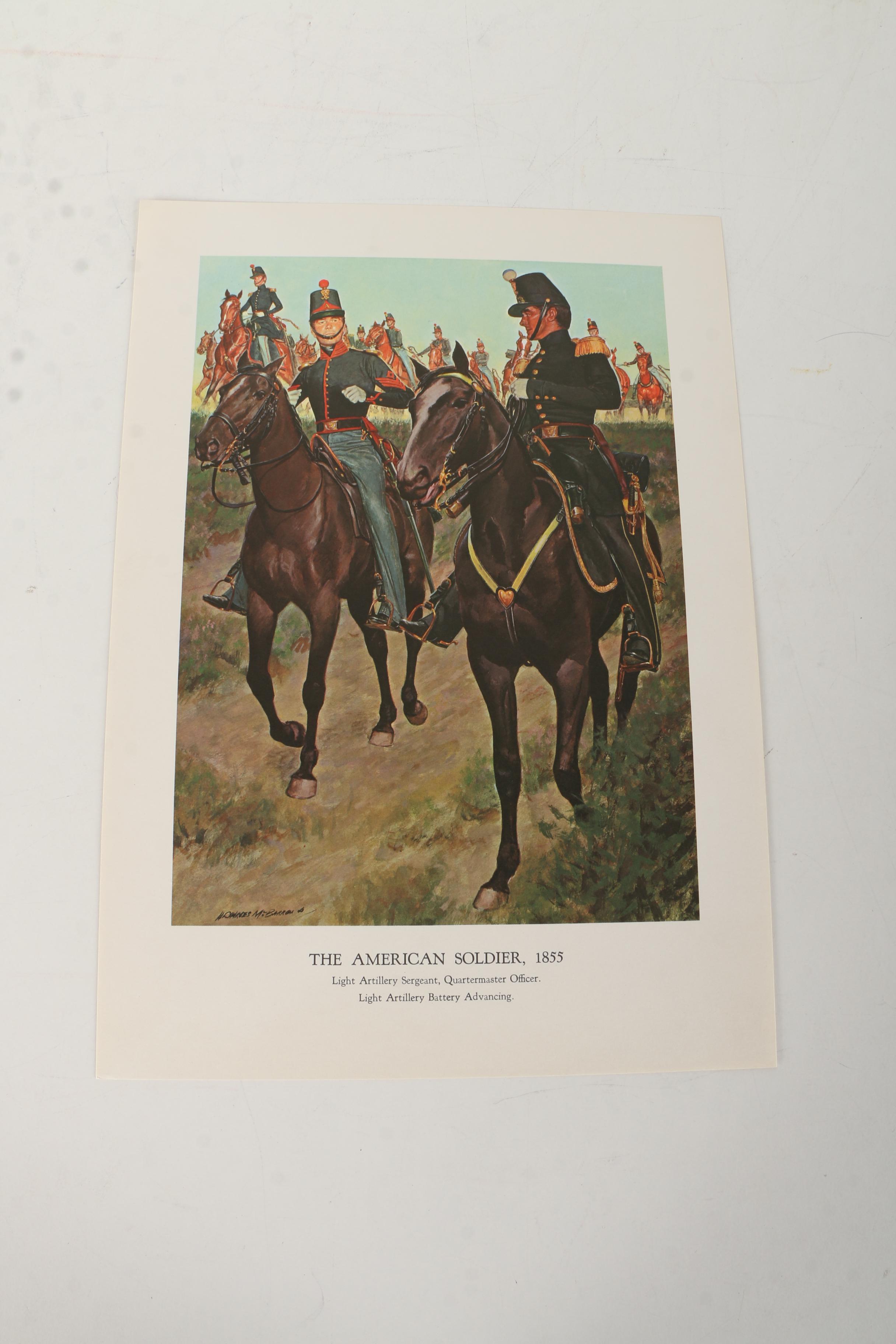 Collection of Vintage Prints From "The American Soldier" Series Issued by the U.S. Army