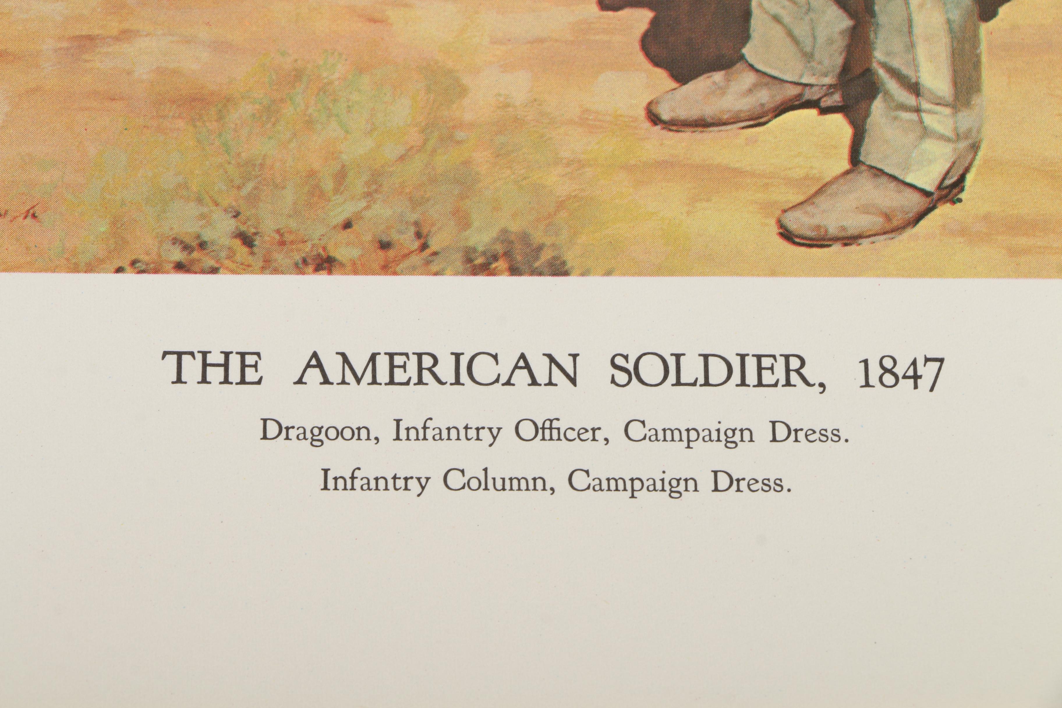 Collection of Vintage Prints From "The American Soldier" Series Issued by the U.S. Army