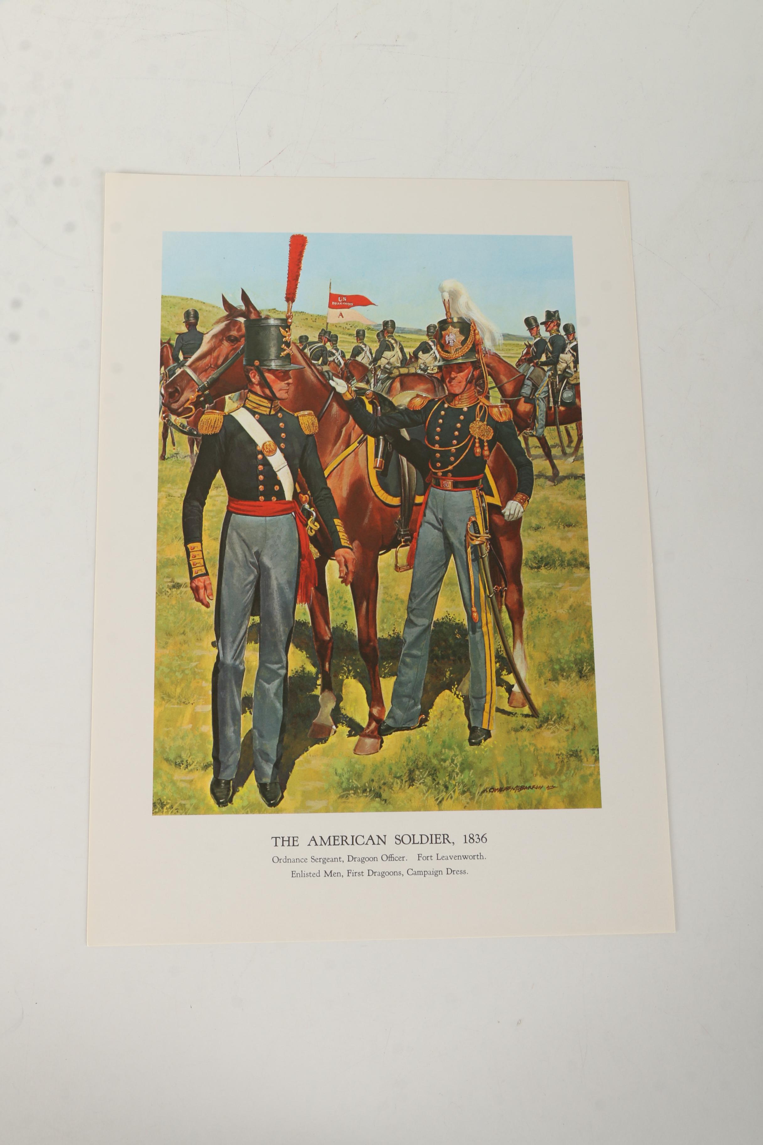Collection of Vintage Prints From "The American Soldier" Series Issued by the U.S. Army