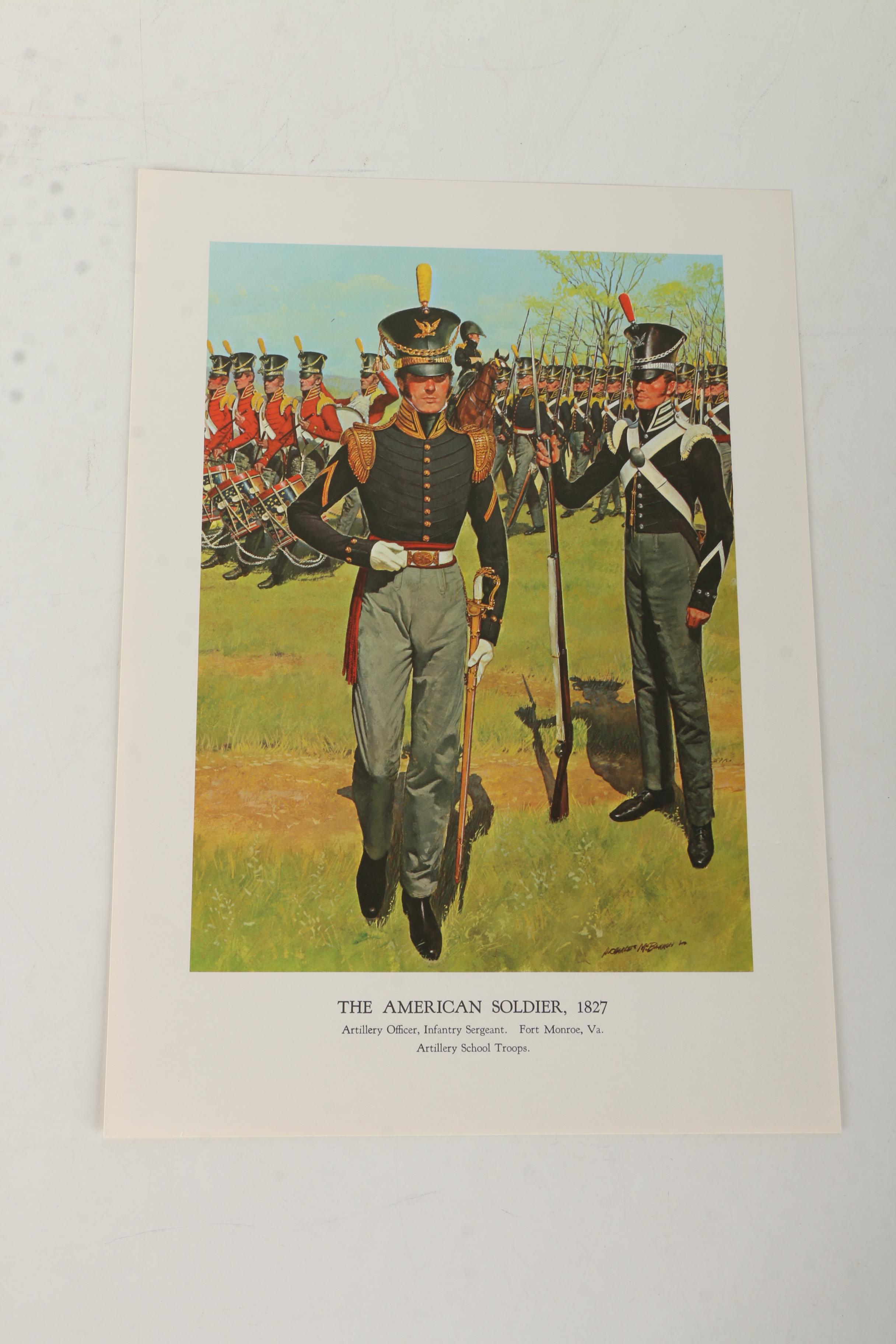 Collection of Vintage Prints From "The American Soldier" Series Issued by the U.S. Army