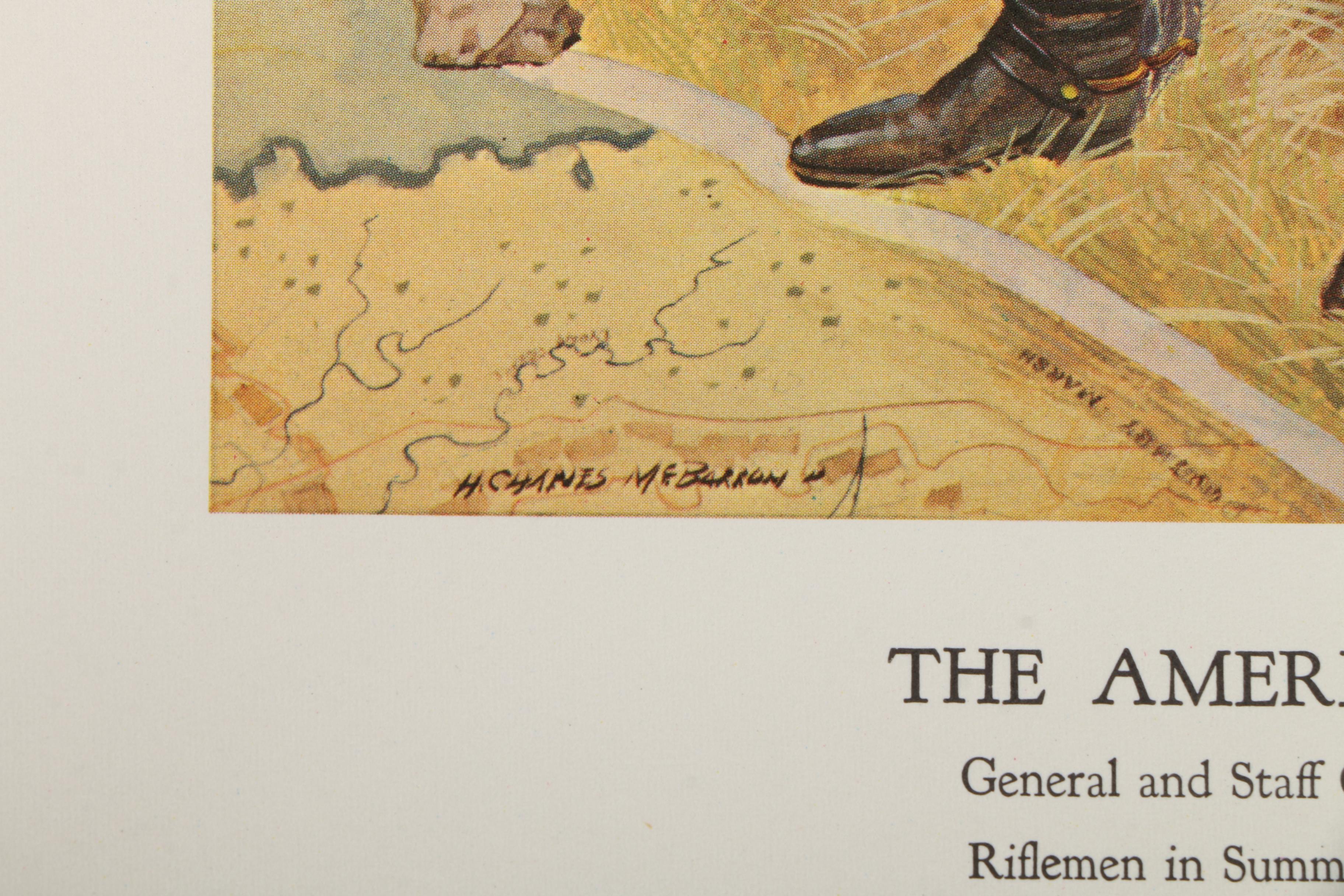 Collection of Vintage Prints From "The American Soldier" Series Issued by the U.S. Army