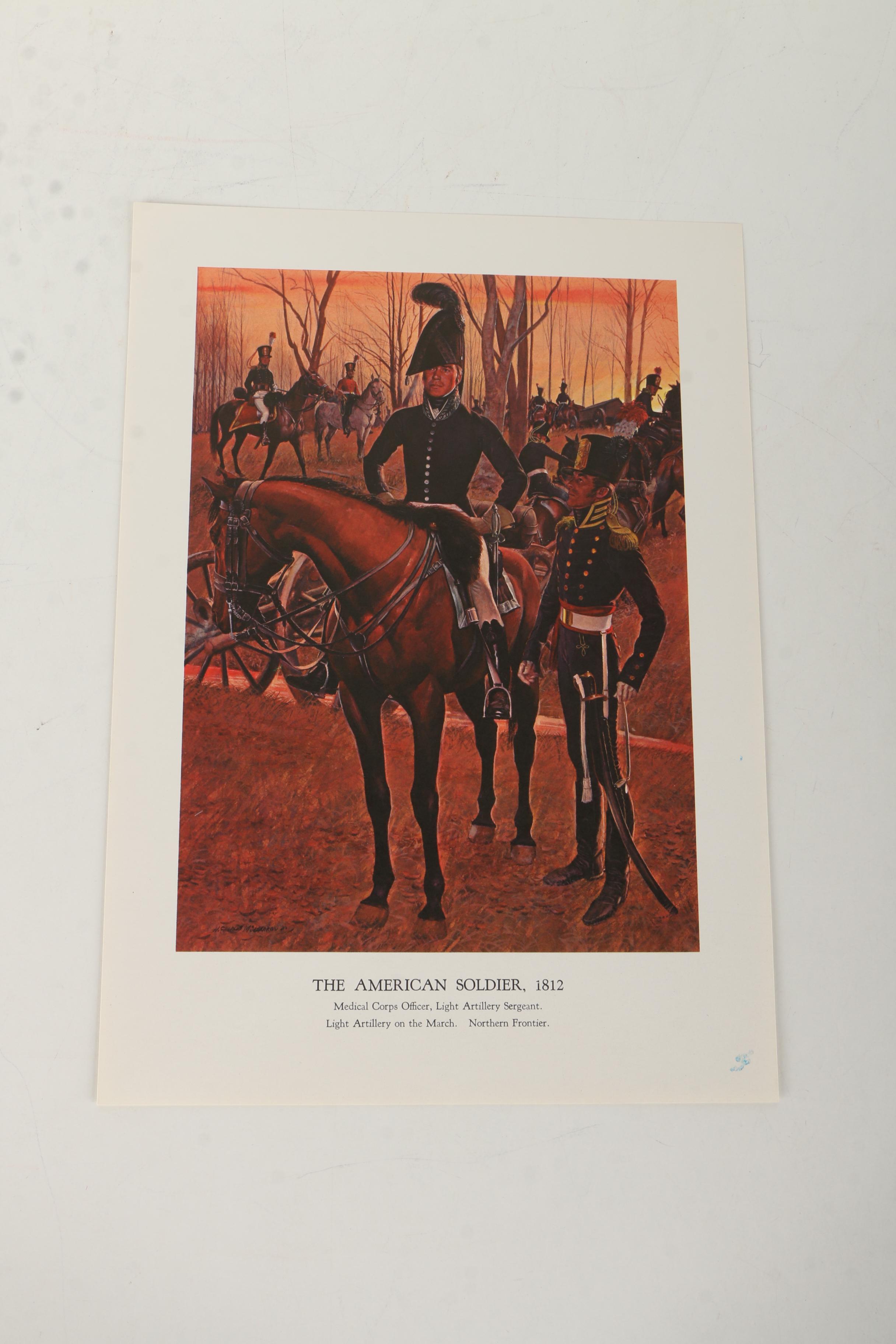 Collection of Vintage Prints From "The American Soldier" Series Issued by the U.S. Army