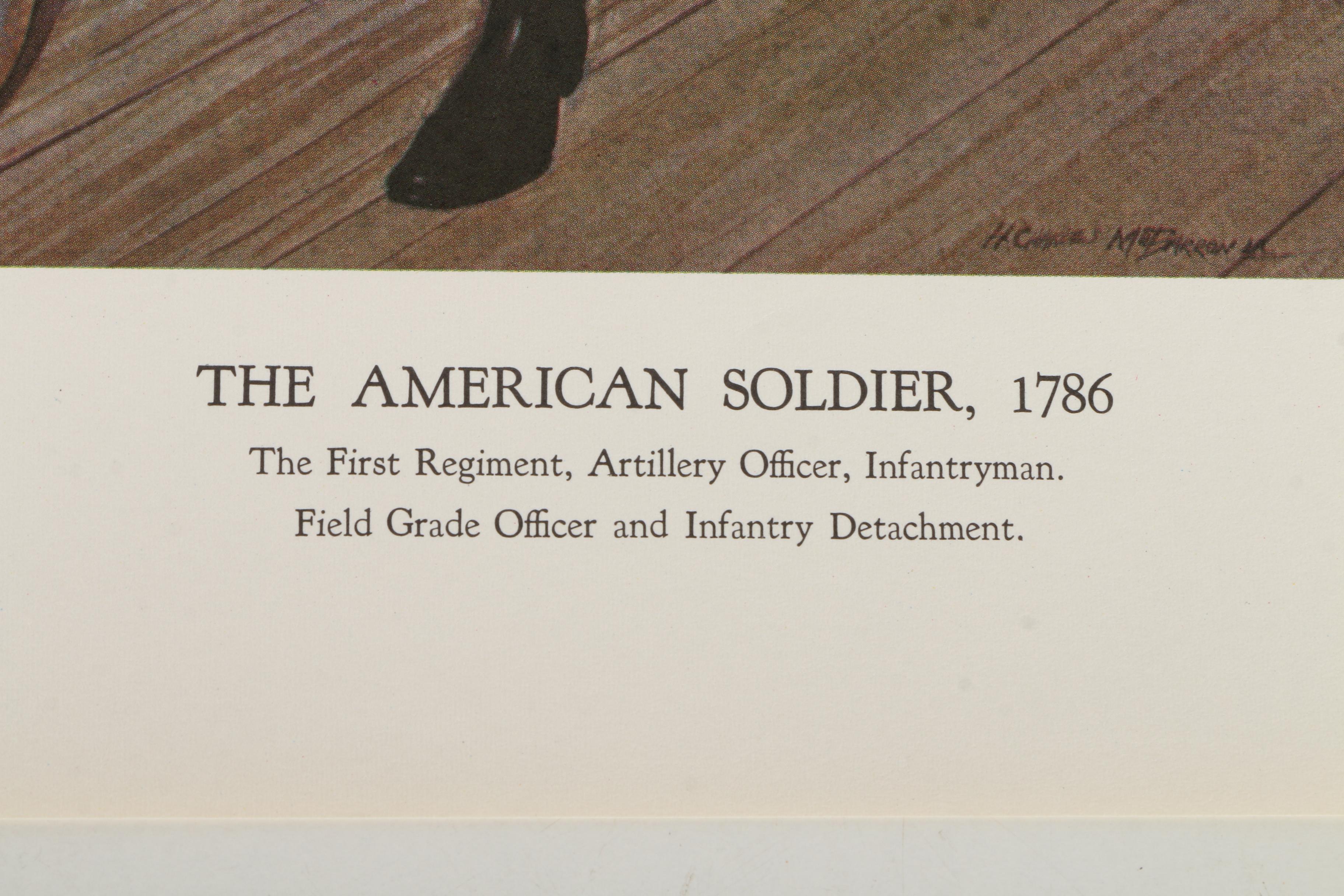 Collection of Vintage Prints From "The American Soldier" Series Issued by the U.S. Army
