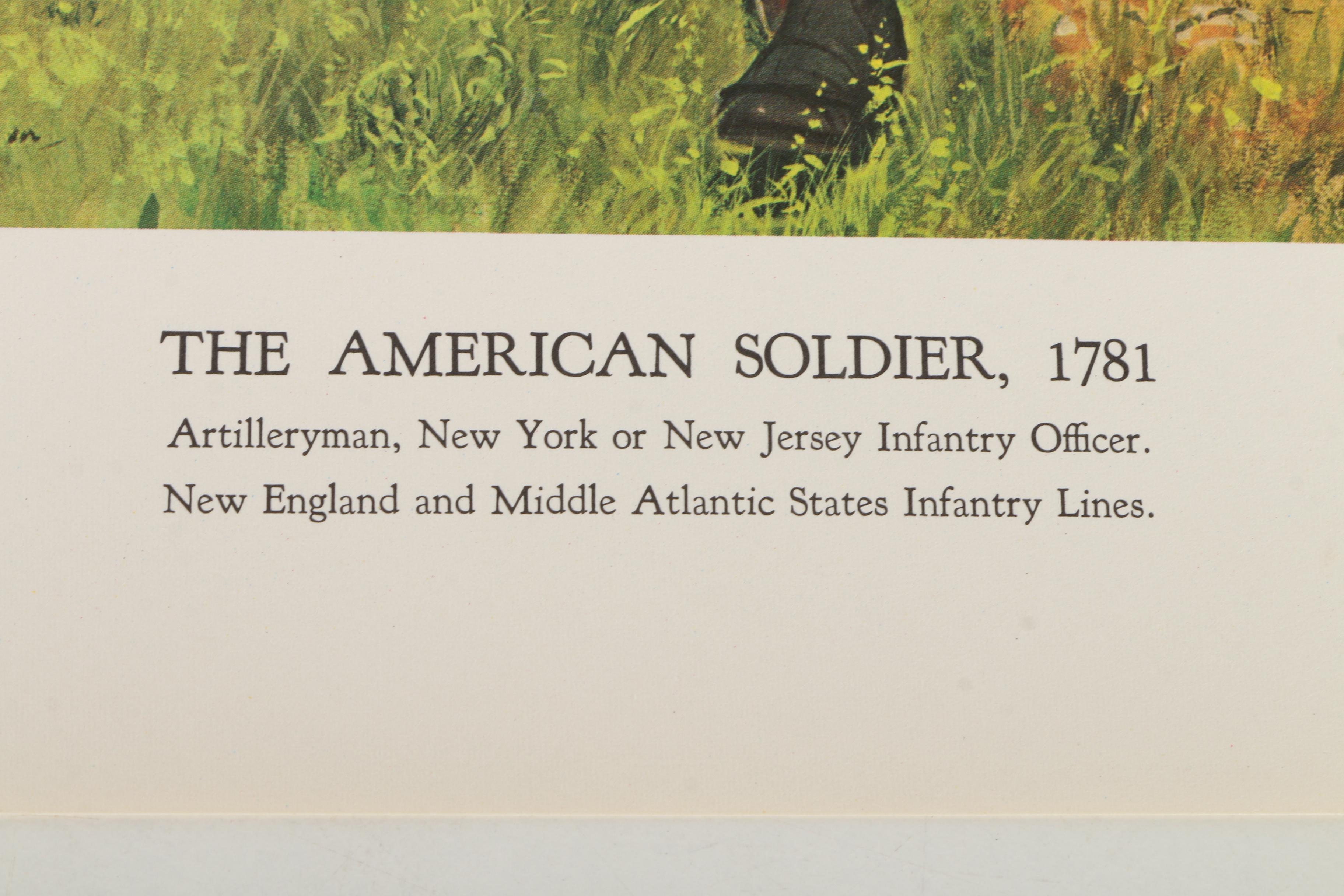 Collection of Vintage Prints From "The American Soldier" Series Issued by the U.S. Army
