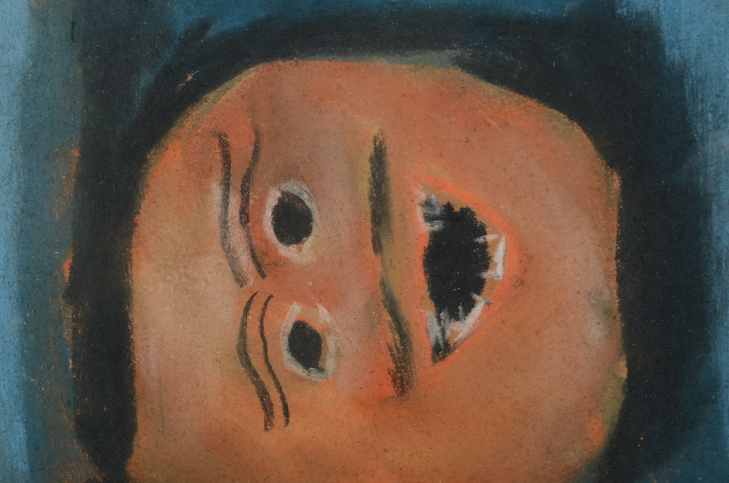 Zaini Pastel Drawing of Masks