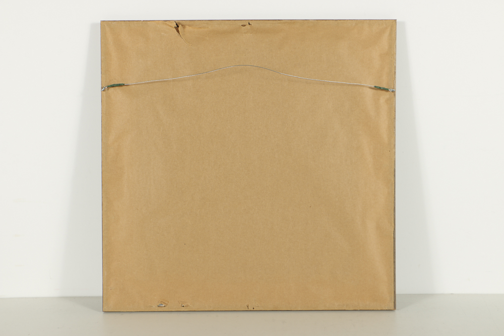 Anita Willets Burnham Mixed Media Painting on Paper Town Market Scene