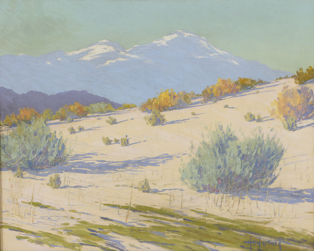 Harry B. Wagoner Oil Painting on Canvas "Sand and Silence"
