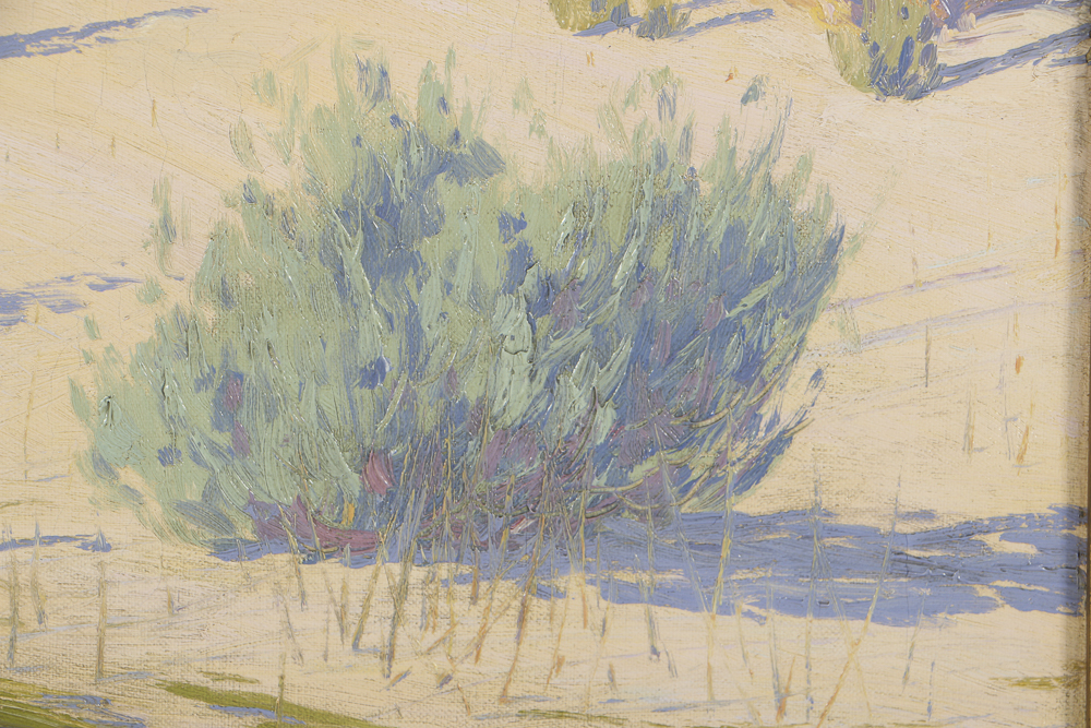 Harry B. Wagoner Oil Painting on Canvas "Sand and Silence"