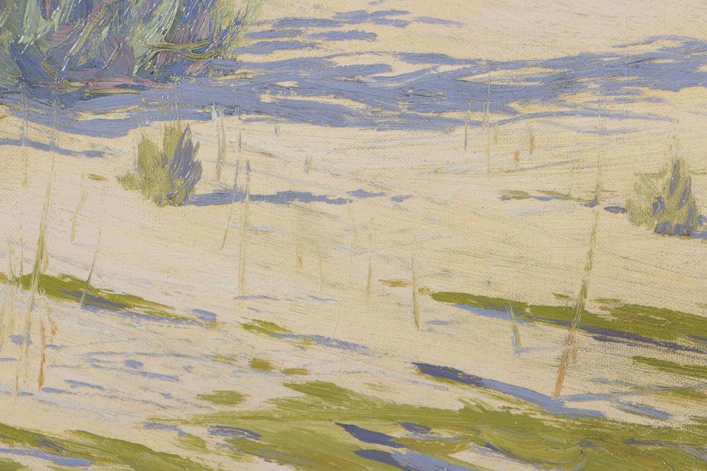 Harry B. Wagoner Oil Painting on Canvas "Sand and Silence"