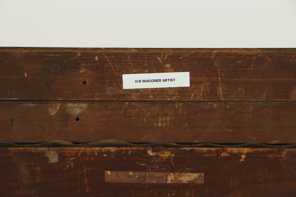 Harry B. Wagoner Oil Painting on Canvas "Sand and Silence"