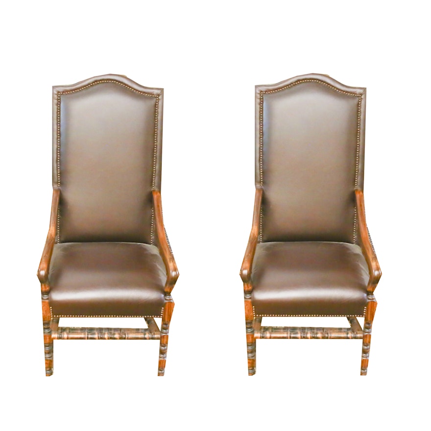 Pair of Louis XVI Style Armchairs