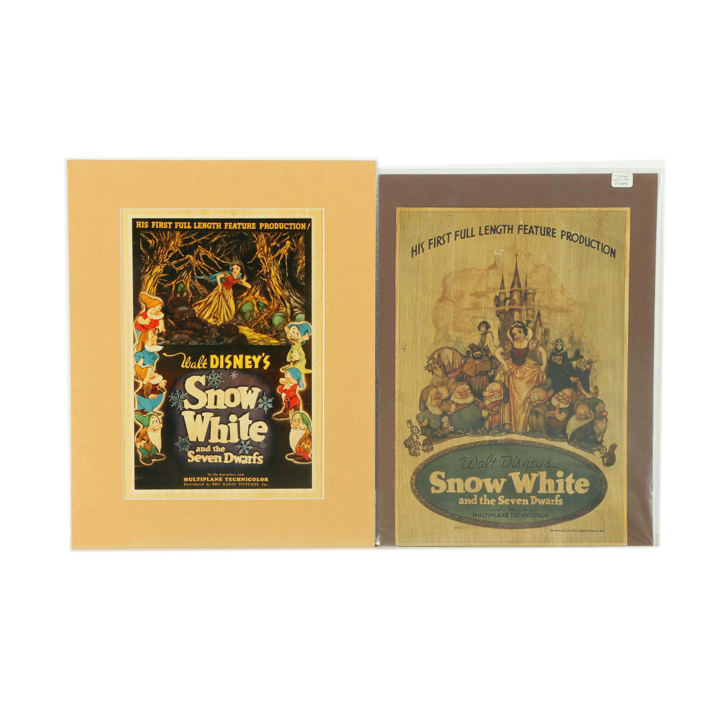 Walt Disney's "Snow White and the Seven Dwarfs" Production Prints