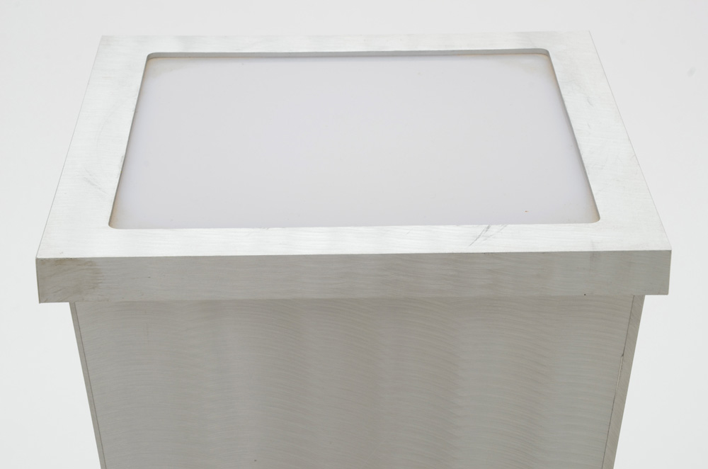 Shlomi Haziza Original Signed Acrylic Sculpture on Lighted Pedestal