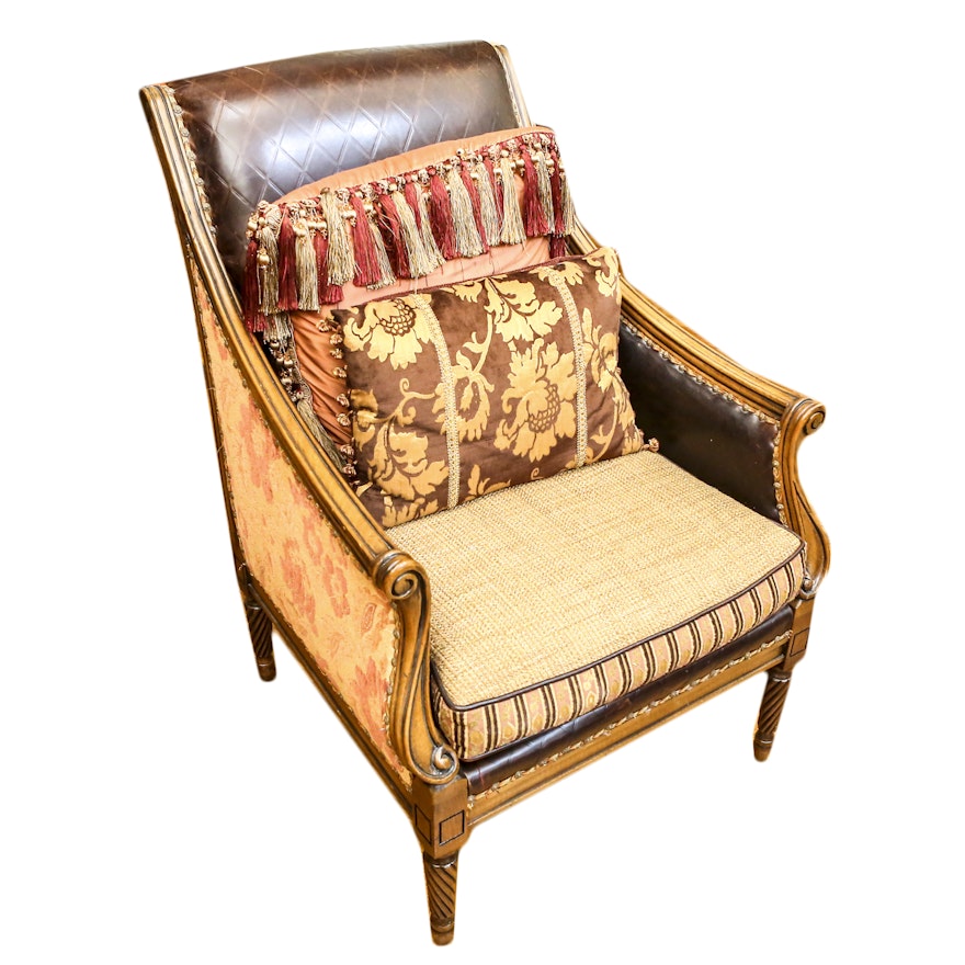 Louis XVI Style Club Chair by The Zimmerman Collection