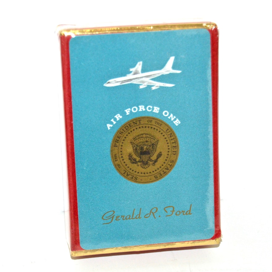 Sealed Deck of Gerald Ford Air Force One Playing Cards