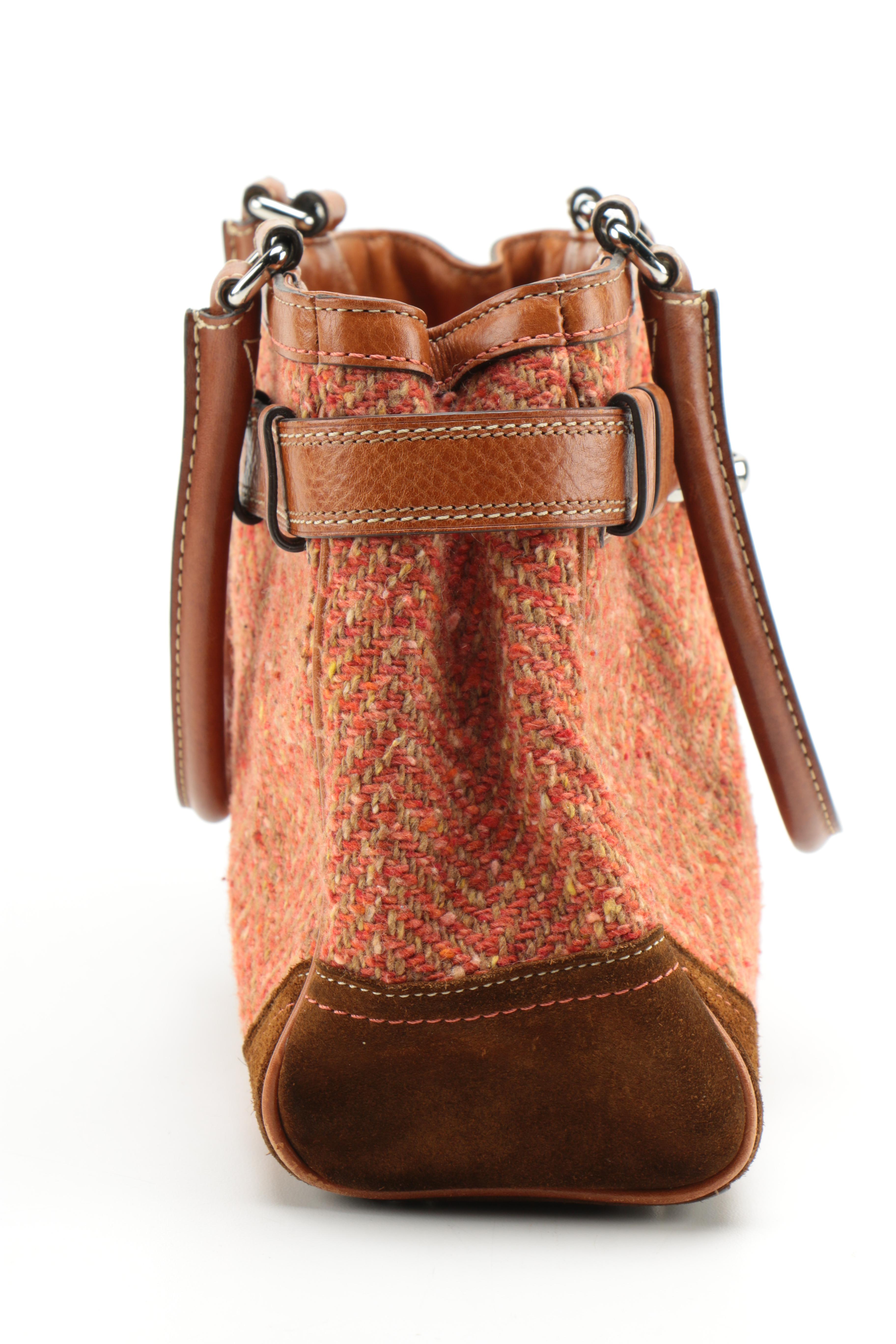 Coach Herringbone Handbag