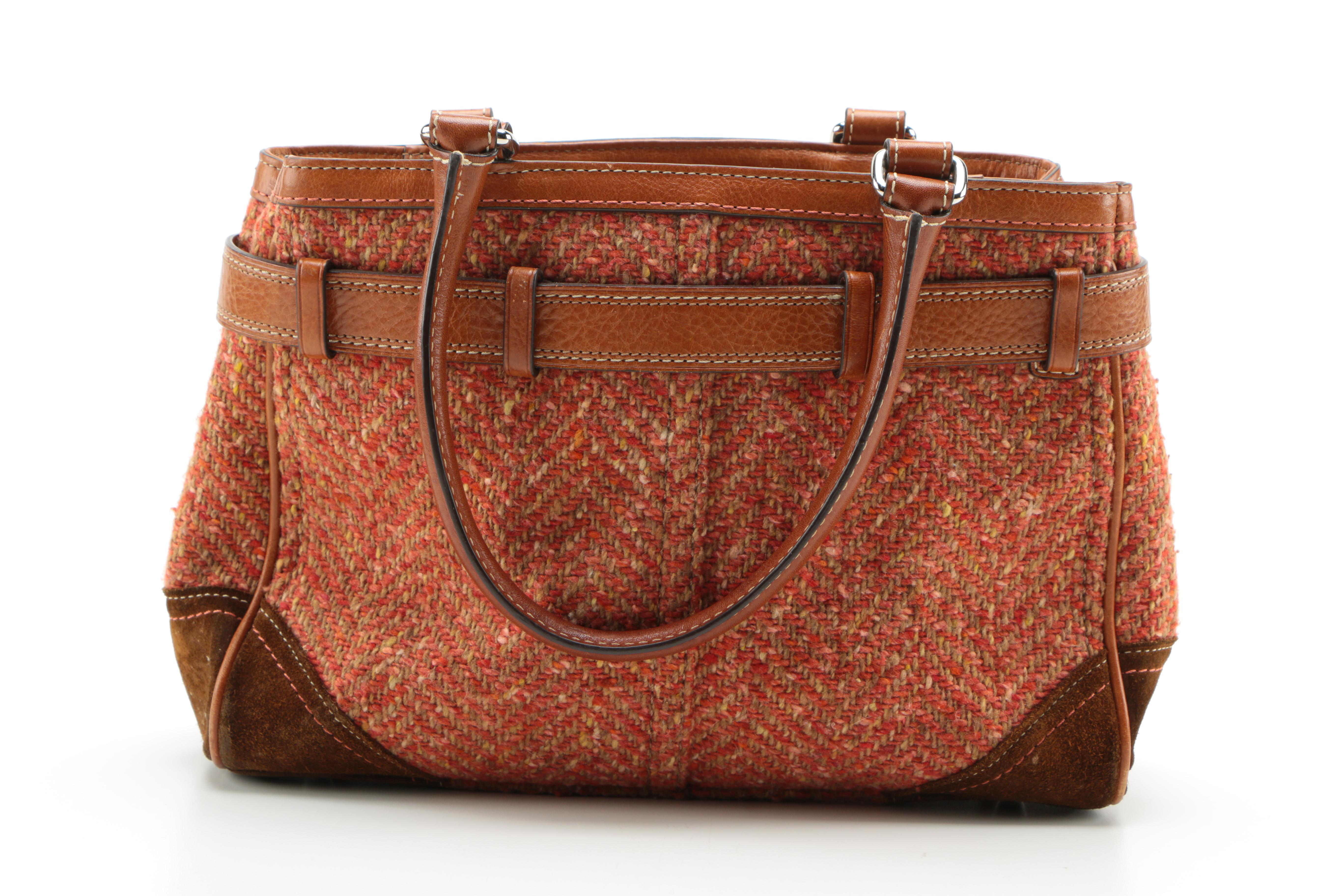 Coach Herringbone Handbag