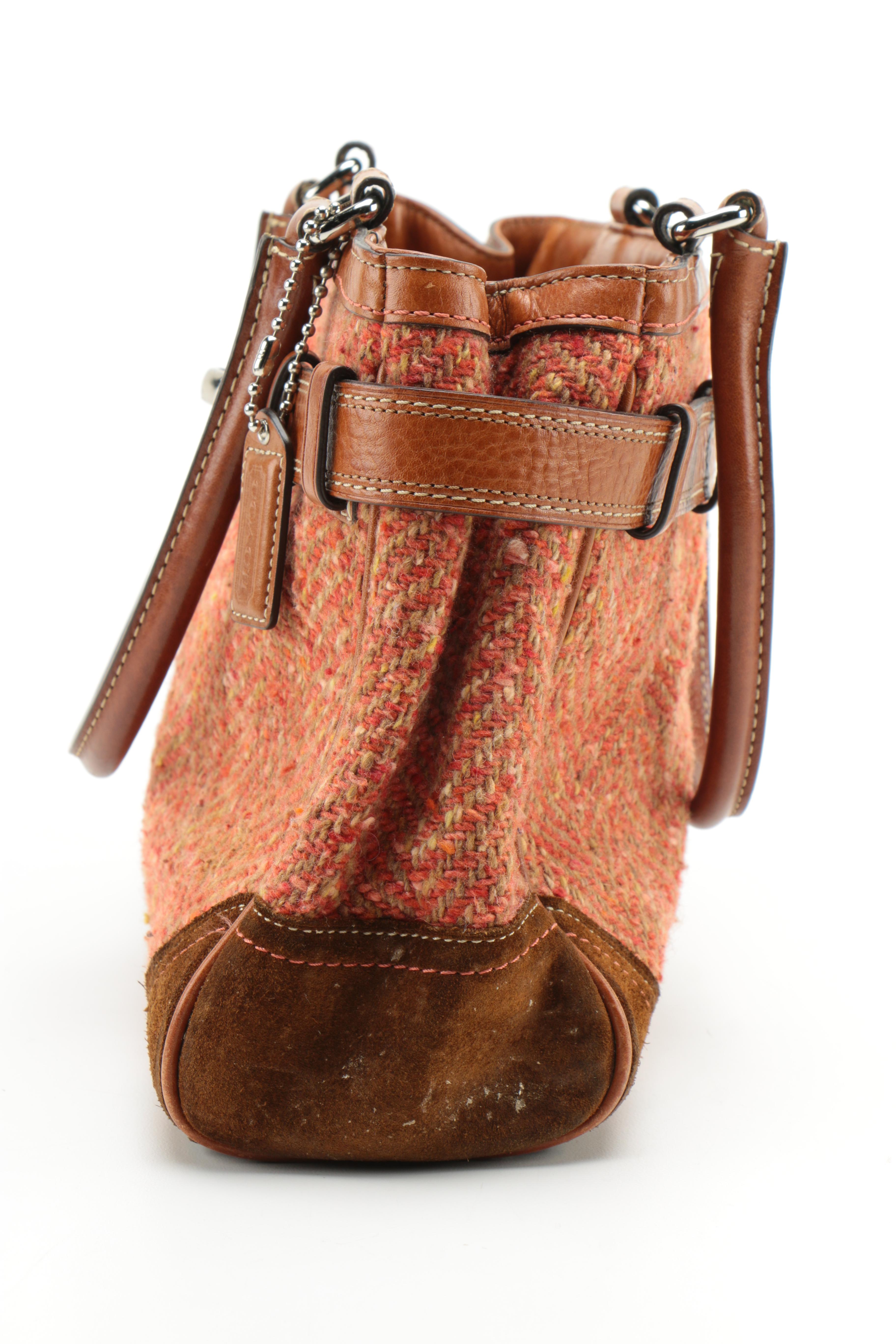 Coach Herringbone Handbag