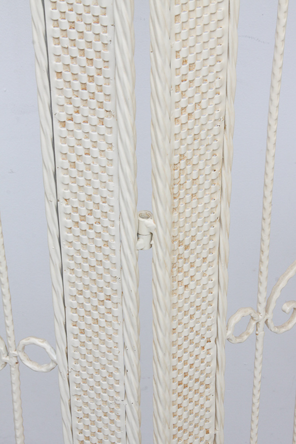 Wrought Iron Trifold Screen