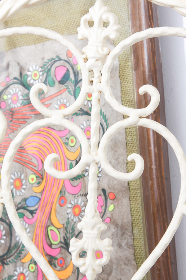 Wrought Iron Trifold Screen