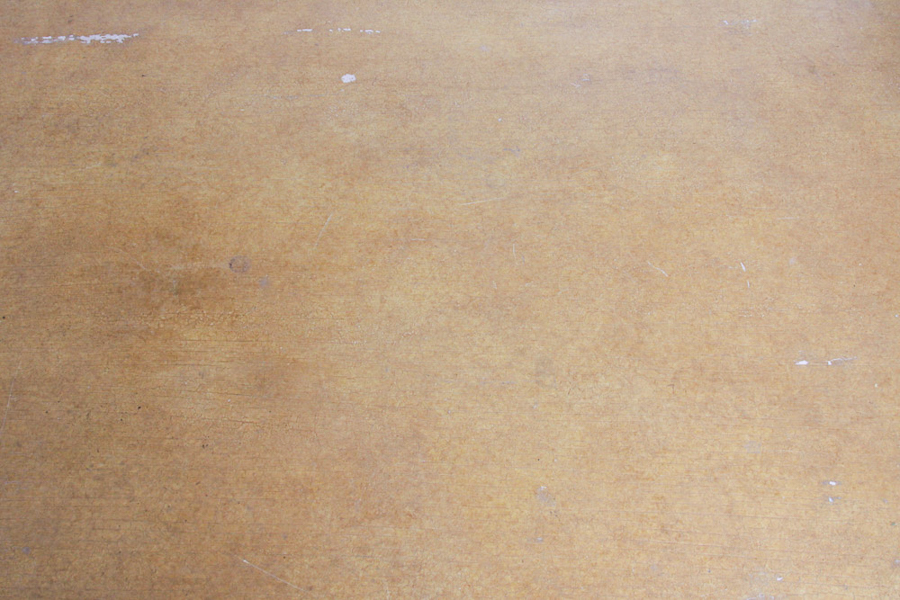 Yellow and Red Painted Table