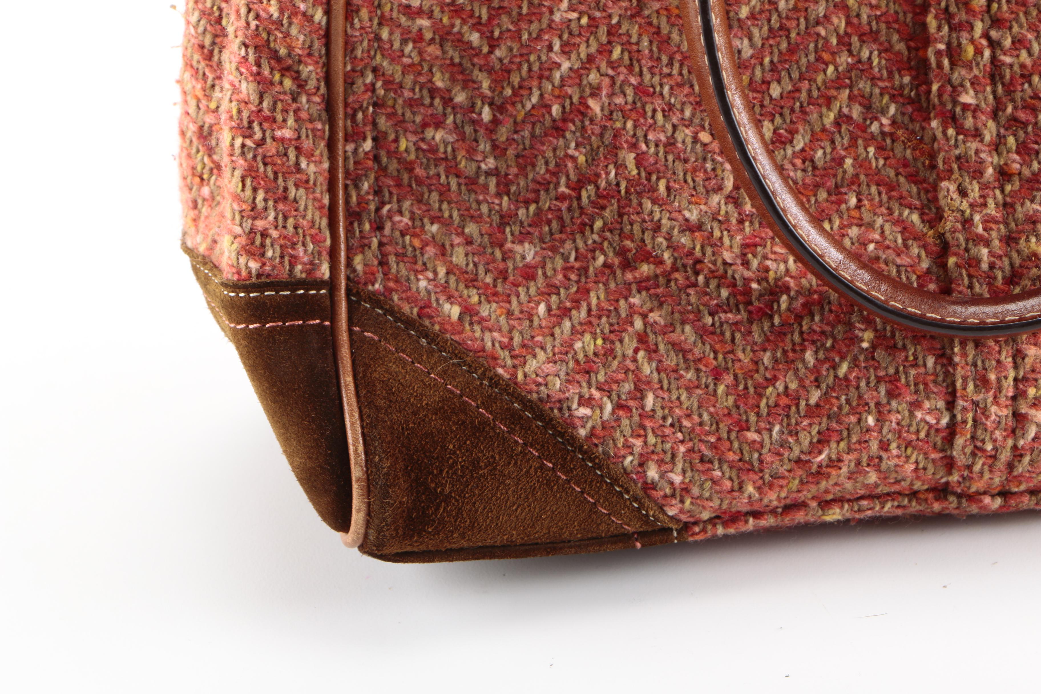 Coach Herringbone Handbag