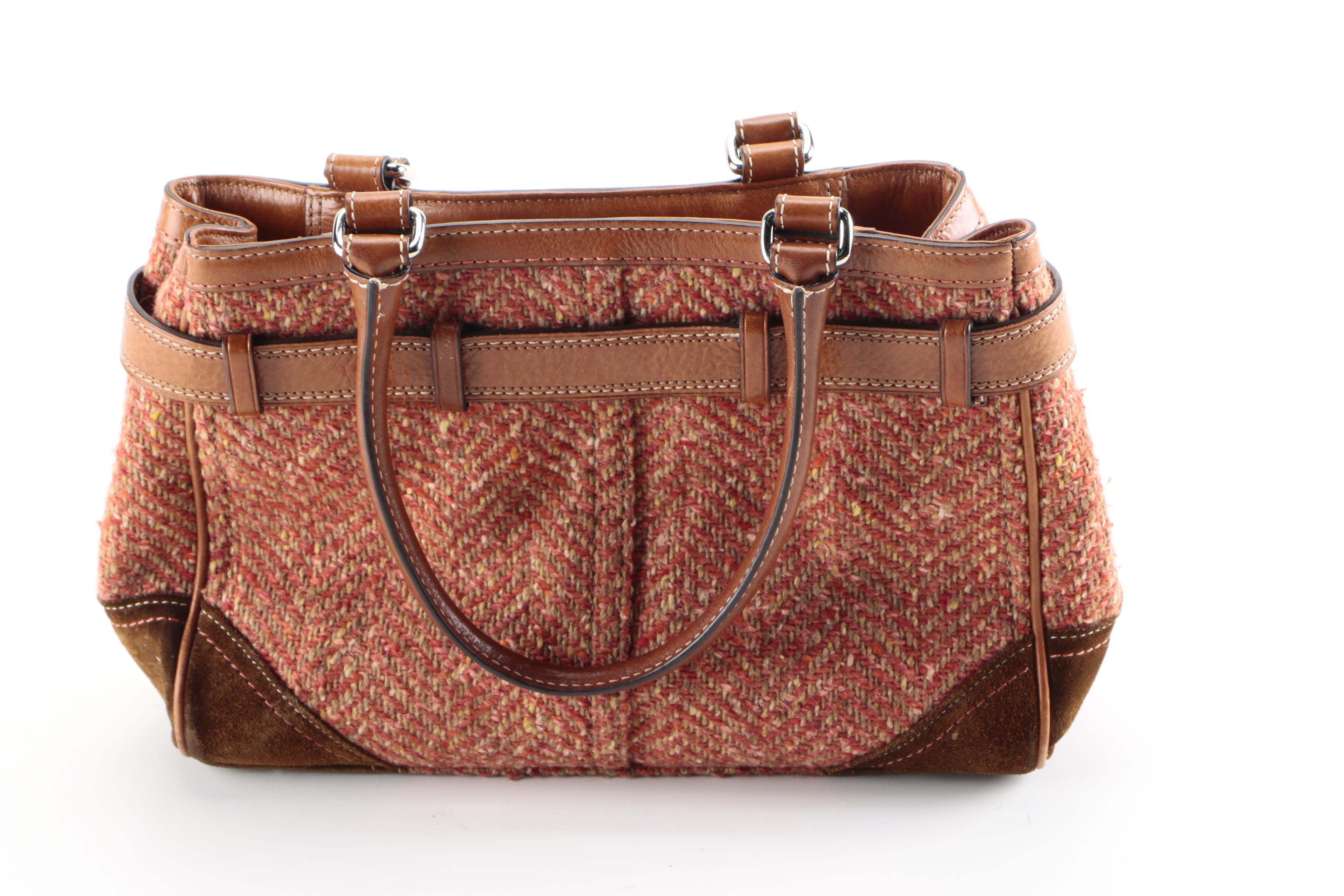 Coach Herringbone Handbag