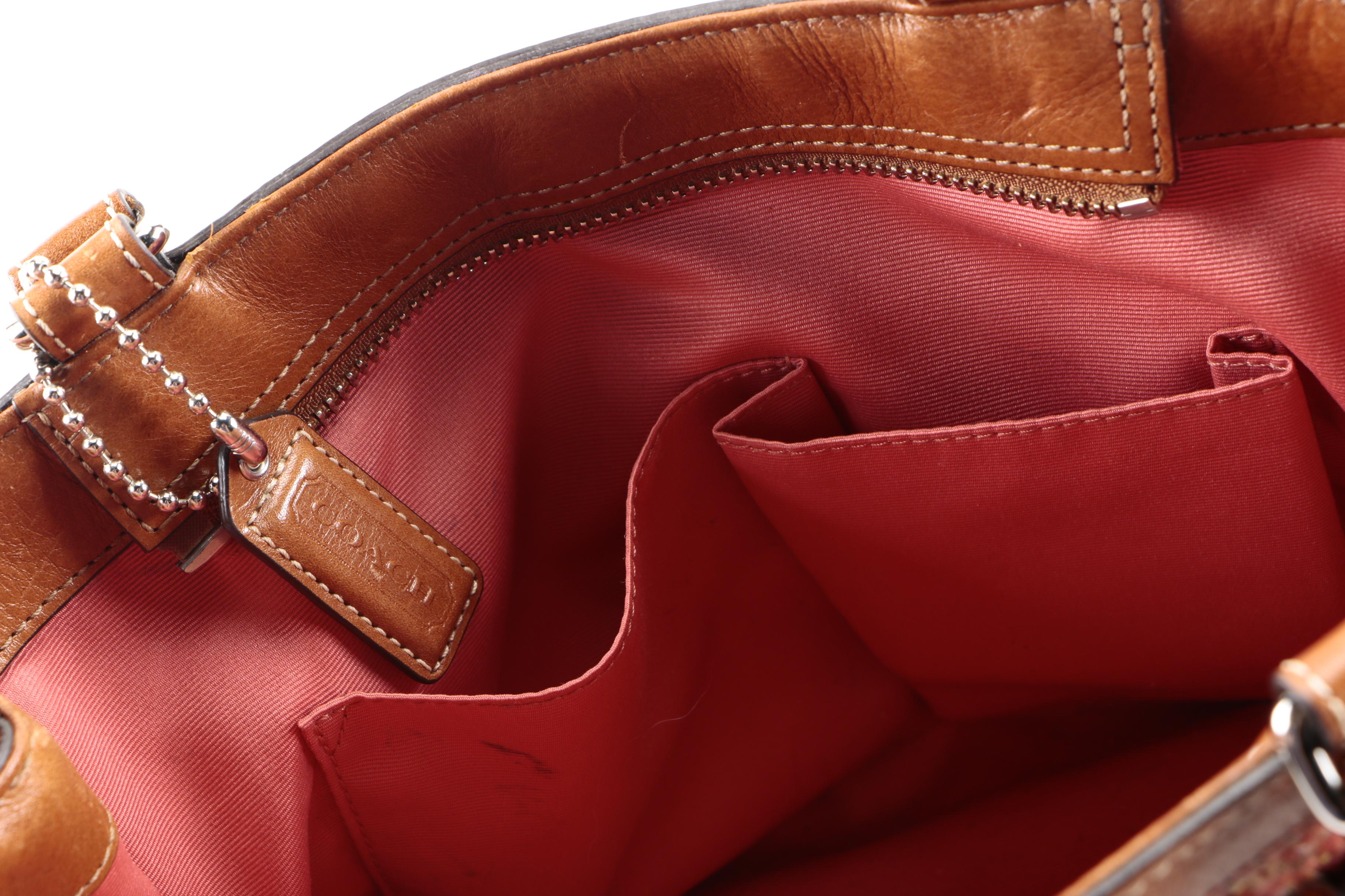 Coach Herringbone Handbag