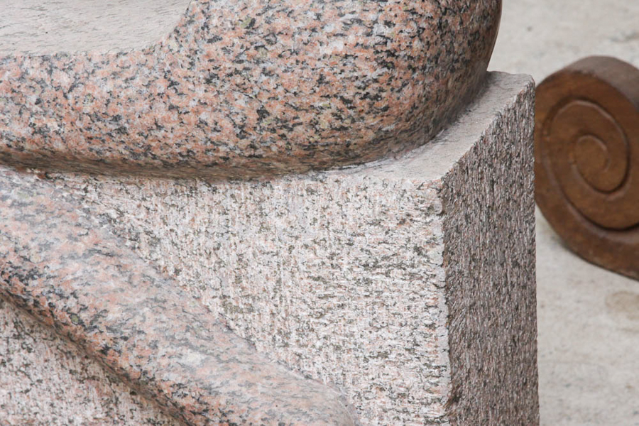 Carved Granite Sculpture of an Abstract Figure