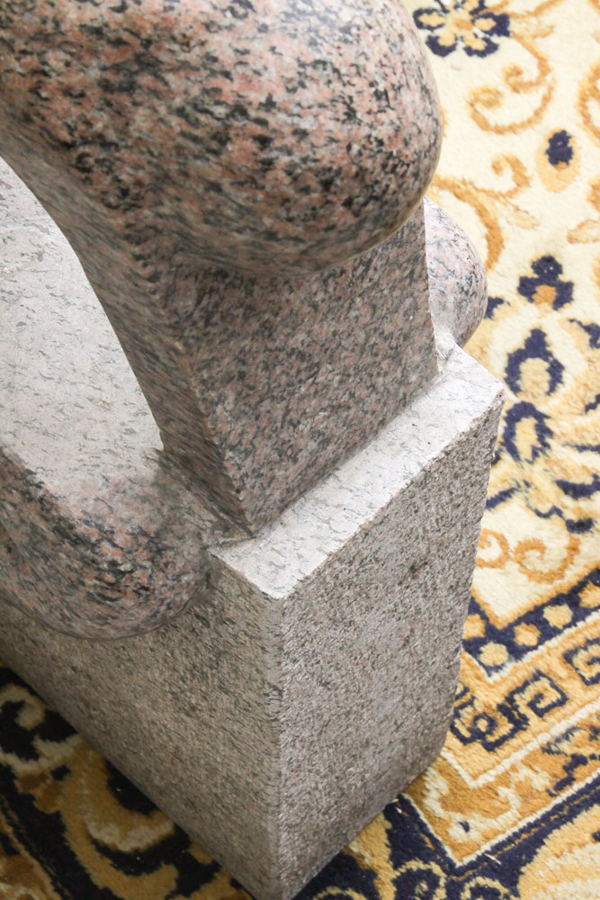 Carved Granite Sculpture of an Abstract Figure