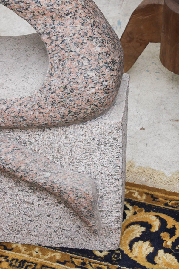 Carved Granite Sculpture of an Abstract Figure